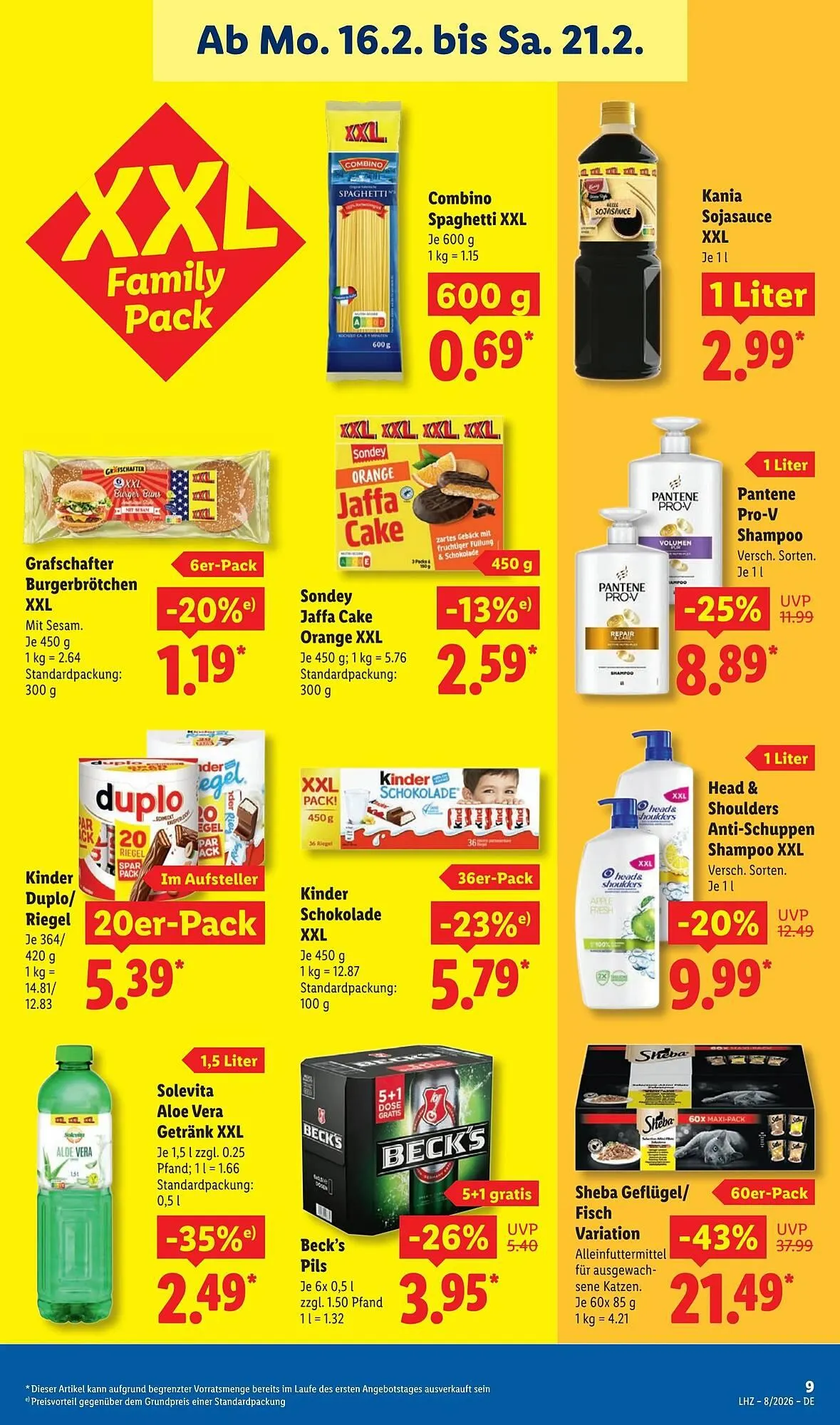 Lidl Prospekt von 16. Februar bis 22. Februar 2026 - Prospekt seite 17