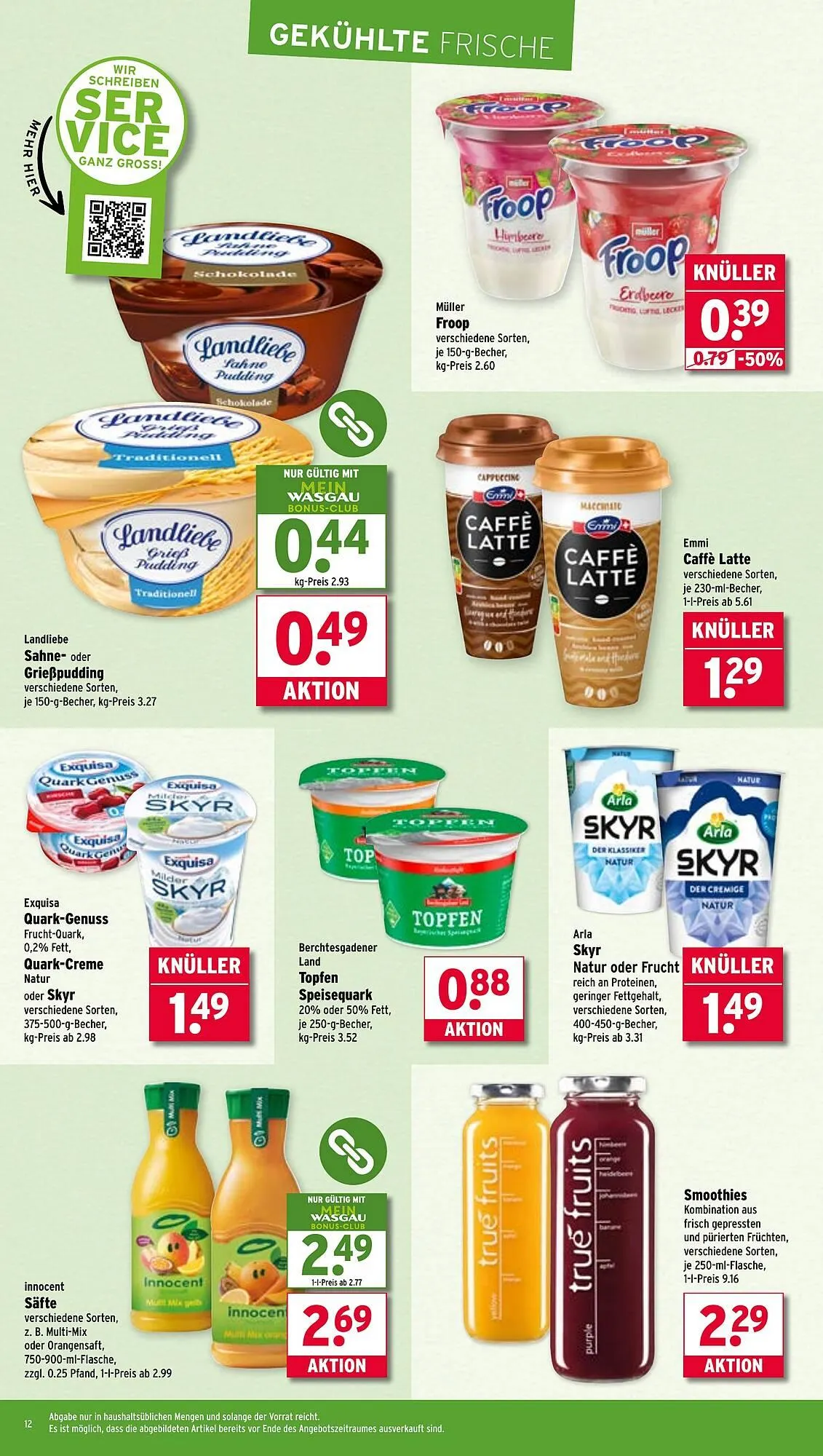 Wasgau Prospekt von 21. Juli bis 26. Juli 2025 - Prospekt seite 12