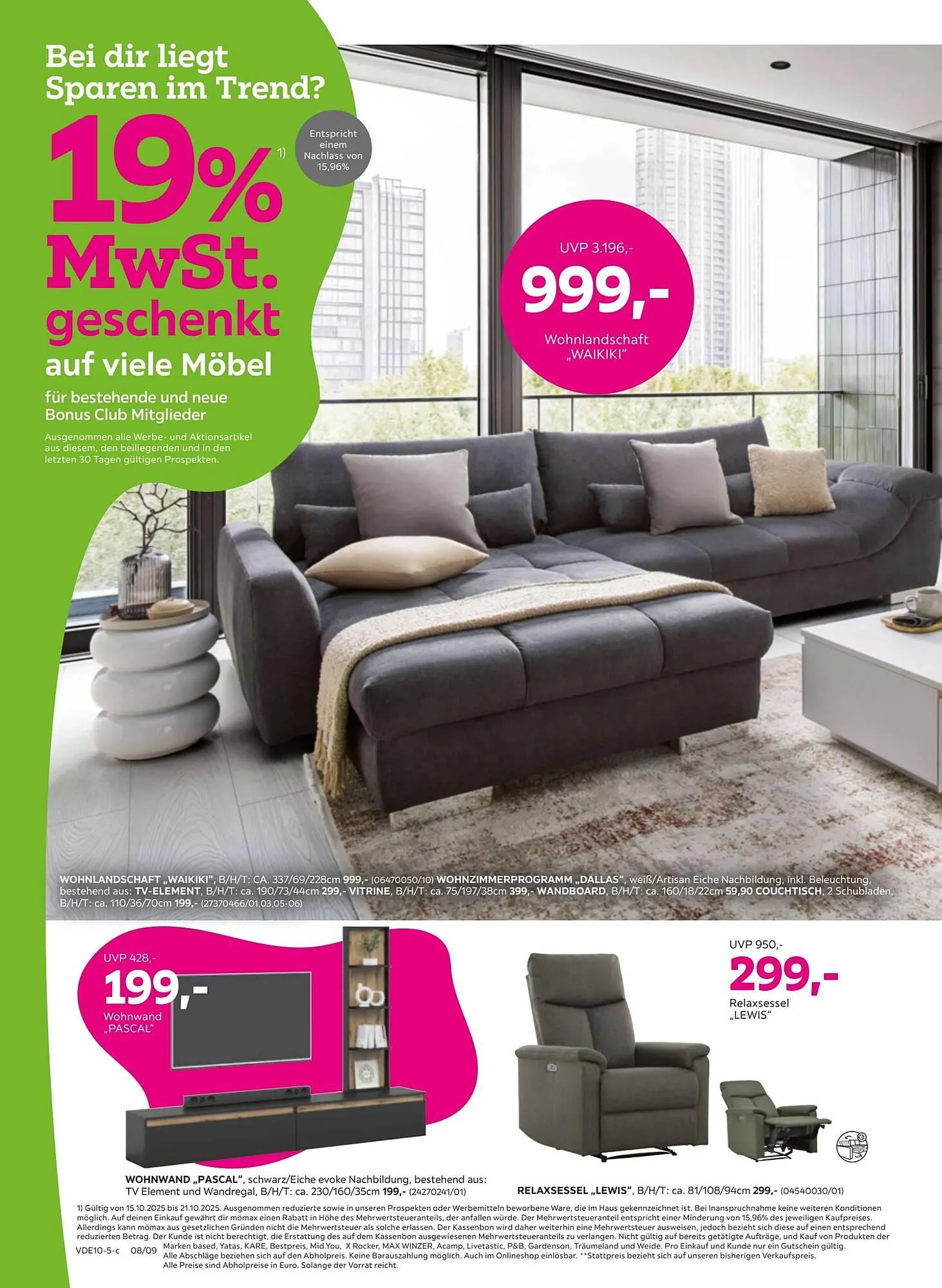 Mömax Prospekt von 13. Oktober bis 22. Oktober 2025 - Prospekt seite 8