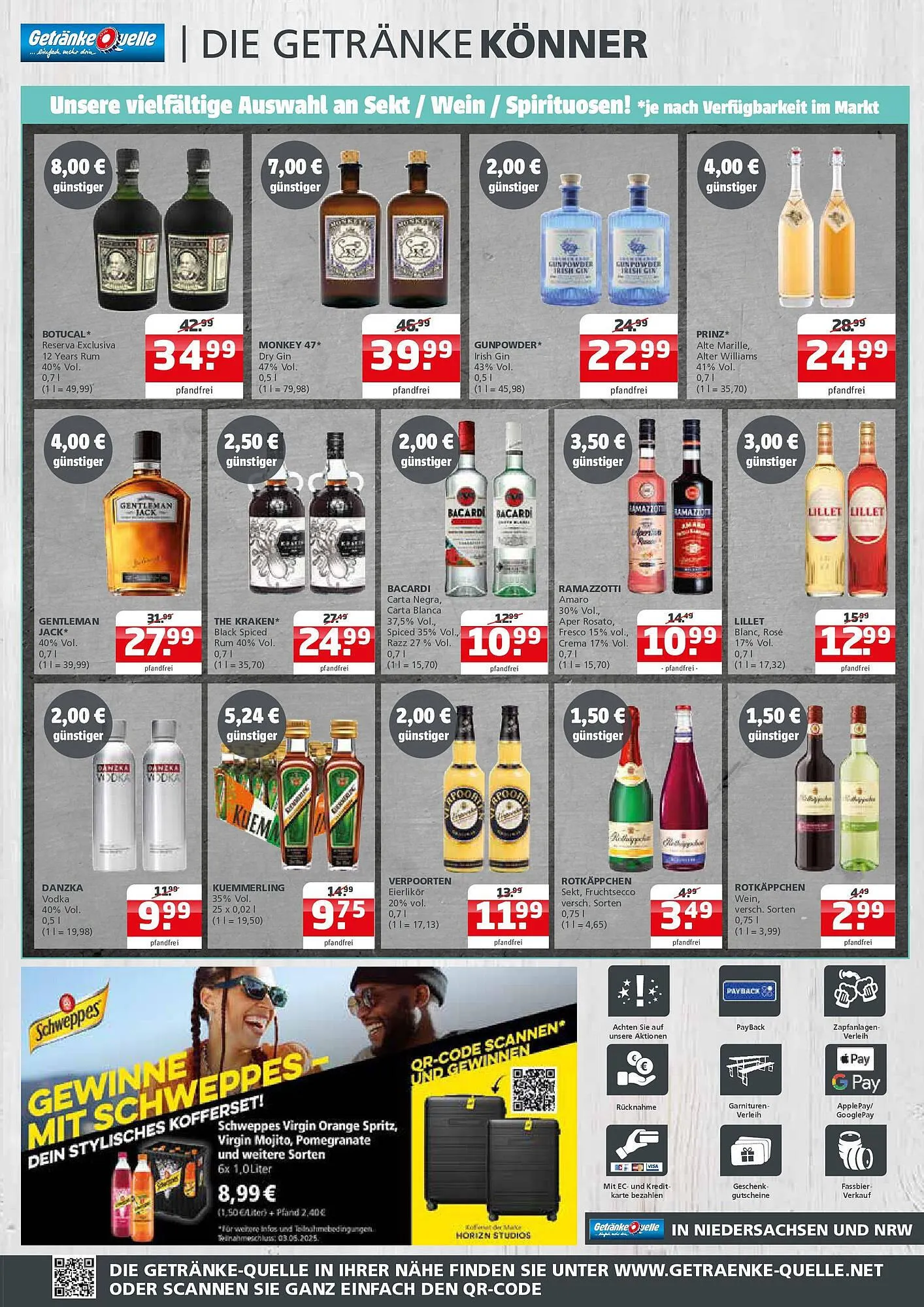 Getränke Quelle Prospekt von 13. April bis 26. April 2025 - Prospekt seite 6