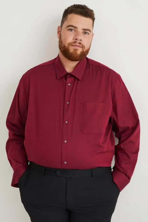 Shirt - regular fit - Kent collar - easy-iron