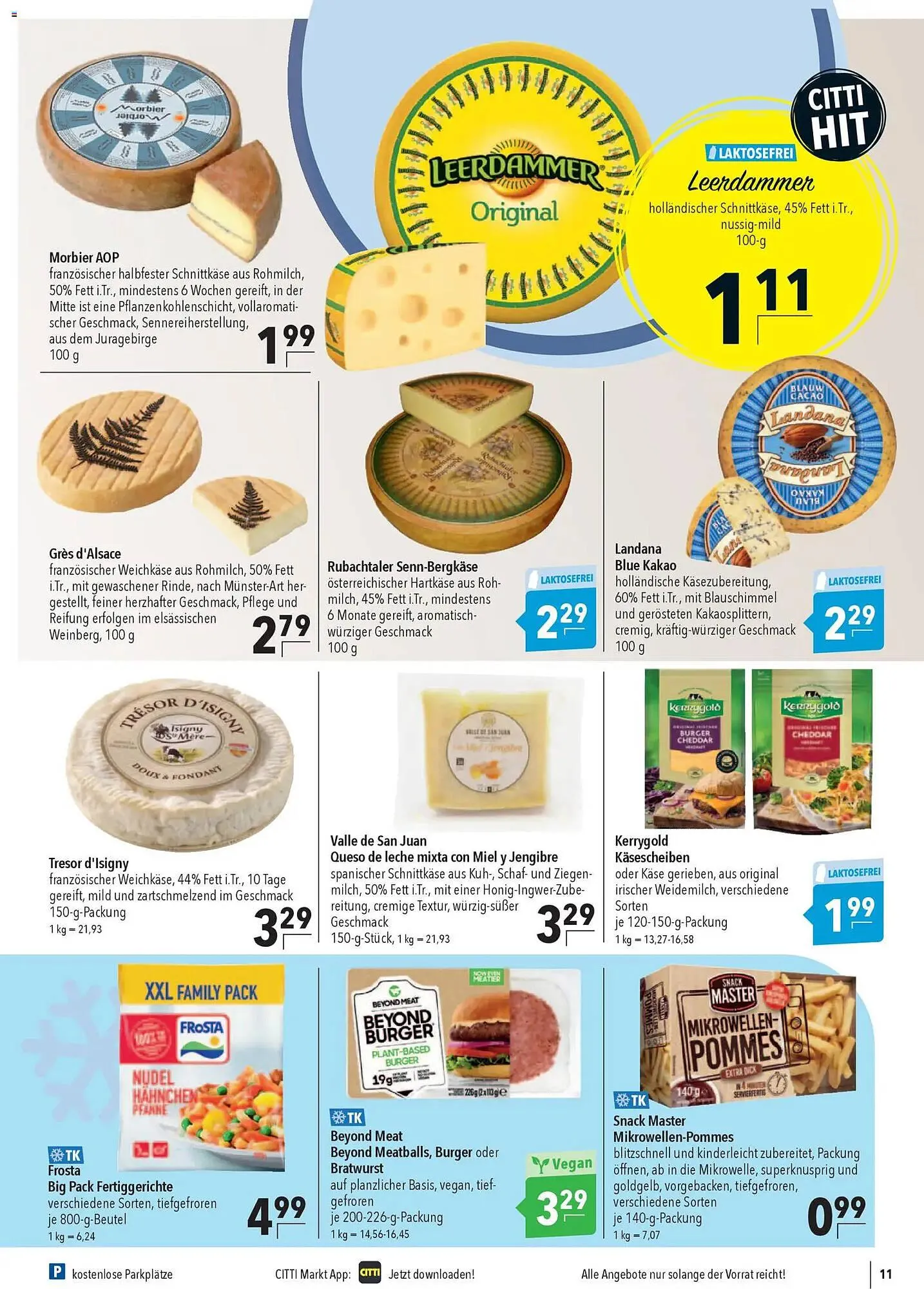 CITTI Markt Prospekt von 25. März bis 31. März 2026 - Prospekt seite 11
