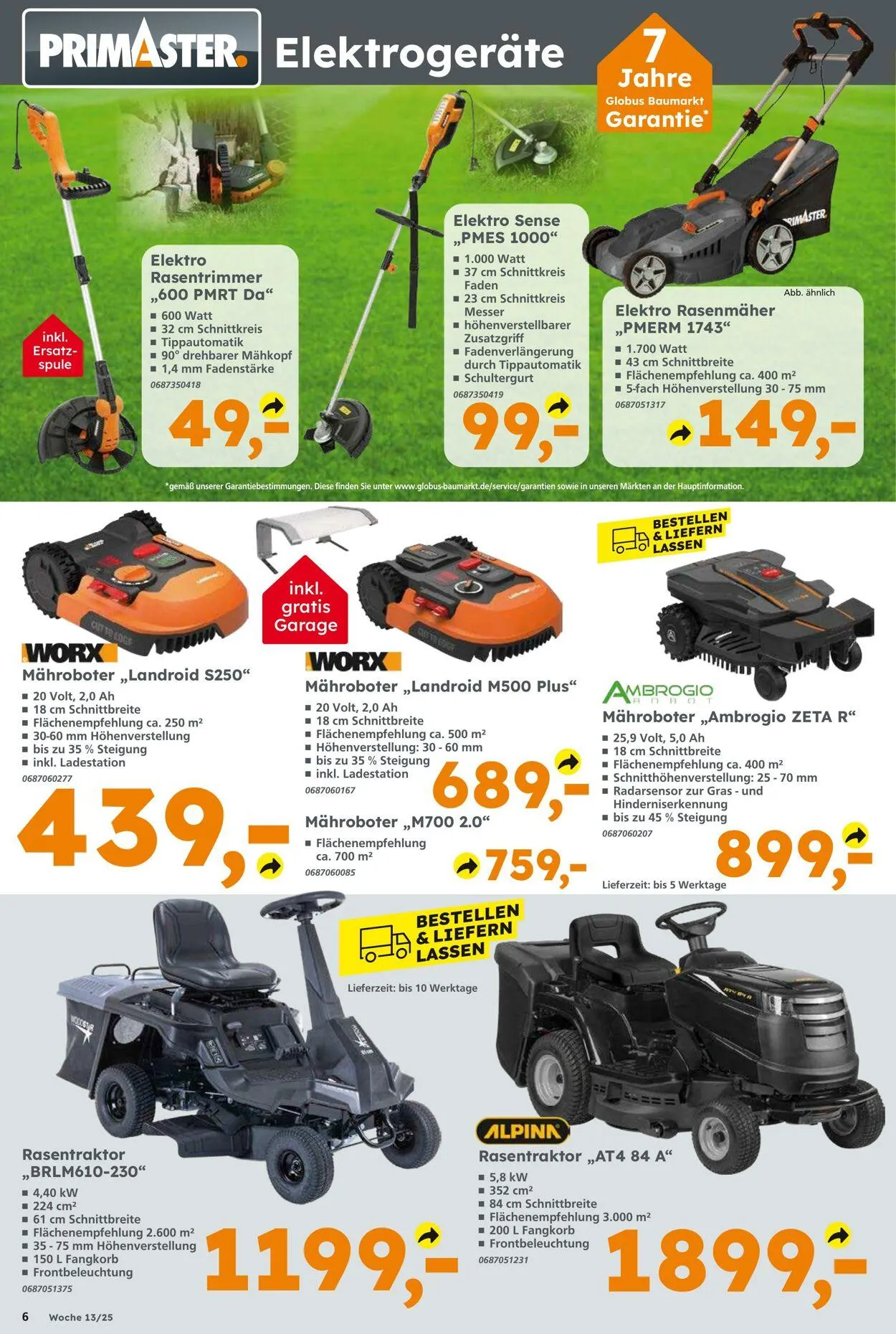 Globus Baumarkt Aktueller Prospekt von 23. März bis 29. März 2025 - Prospekt seite 6