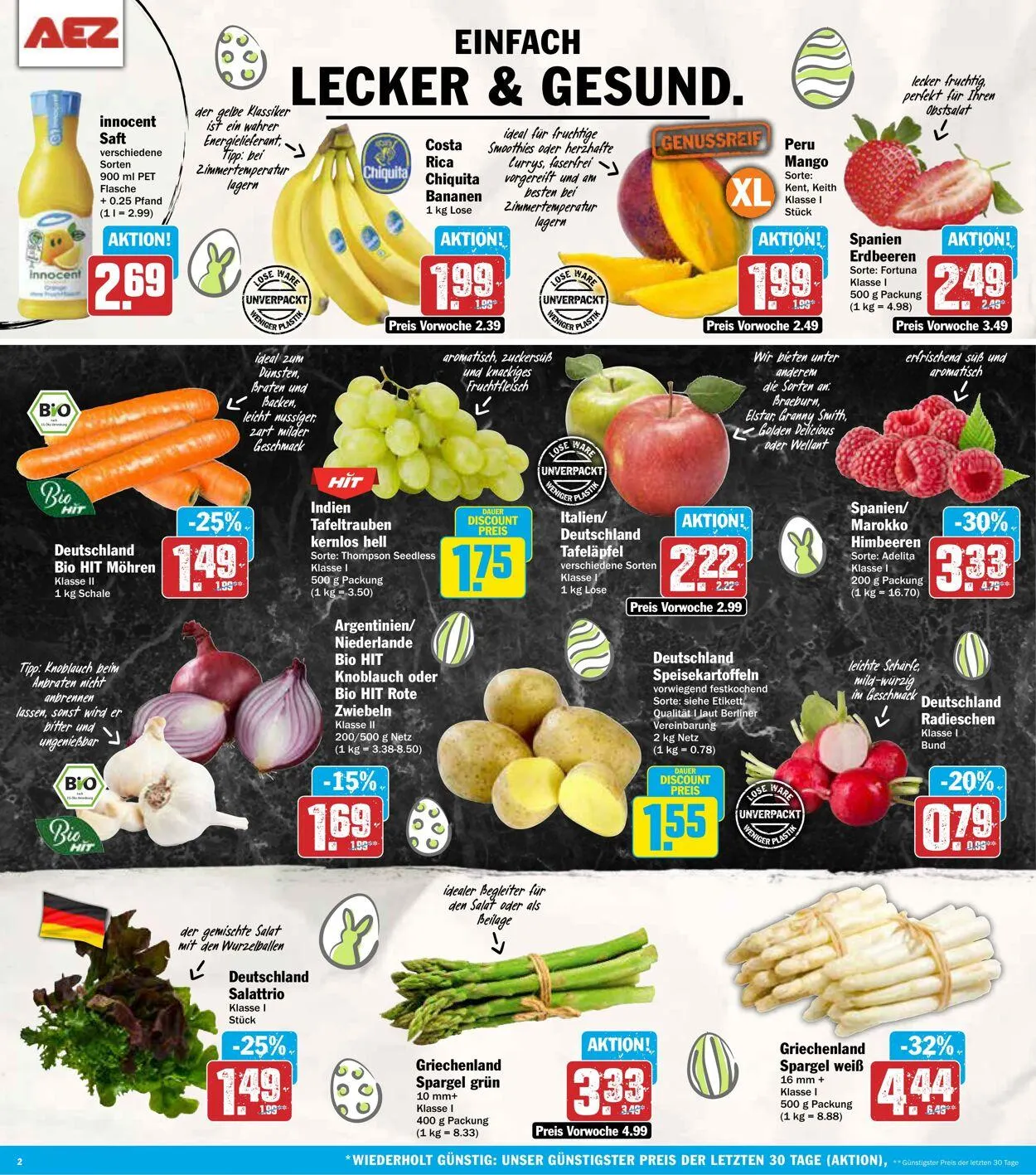 AEZ Aktueller Prospekt von 7. April bis 12. April 2025 - Prospekt seite 2