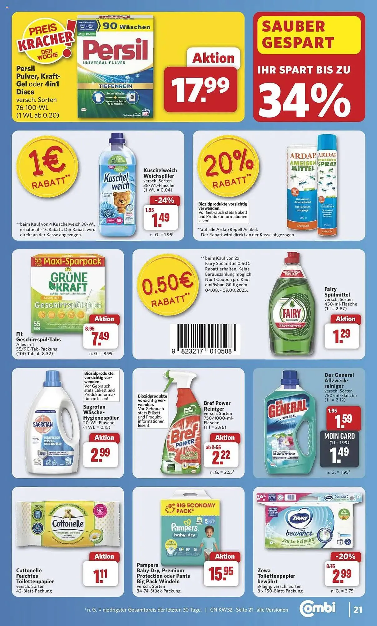 Combi Prospekt von 3. August bis 9. August 2025 - Prospekt seite 26