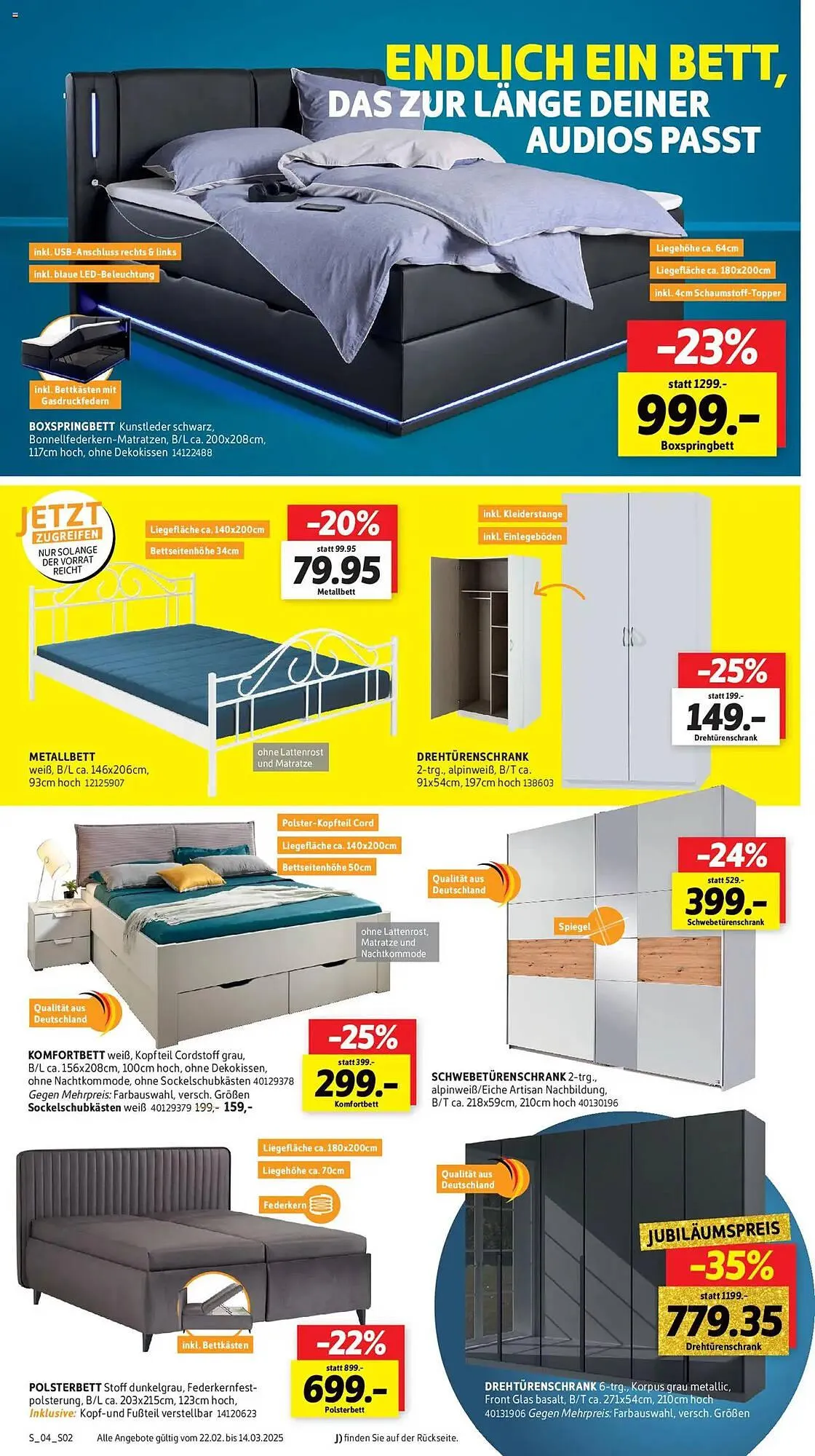 SCONTO Prospekt von 22. Februar bis 14. März 2025 - Prospekt seite 2