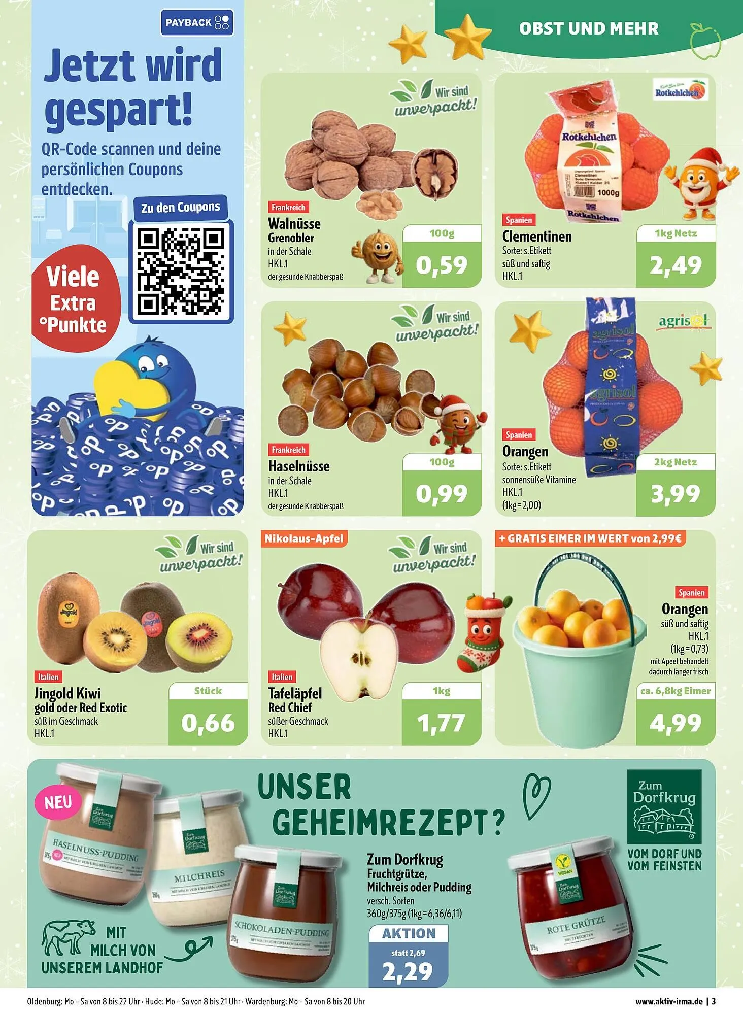 Aktiv Irma Prospekt von 1. Dezember bis 6. Dezember 2025 - Prospekt seite 3