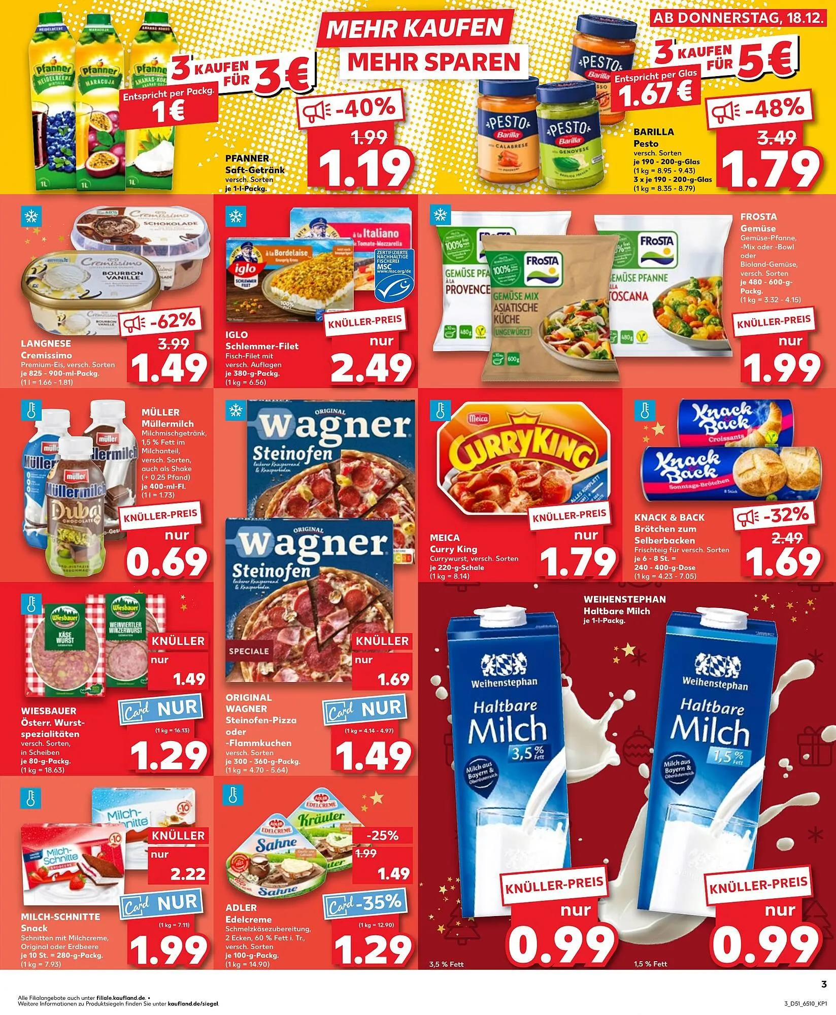 Kaufland Prospekt von 18. Dezember bis 24. Dezember 2025 - Prospekt seite 3