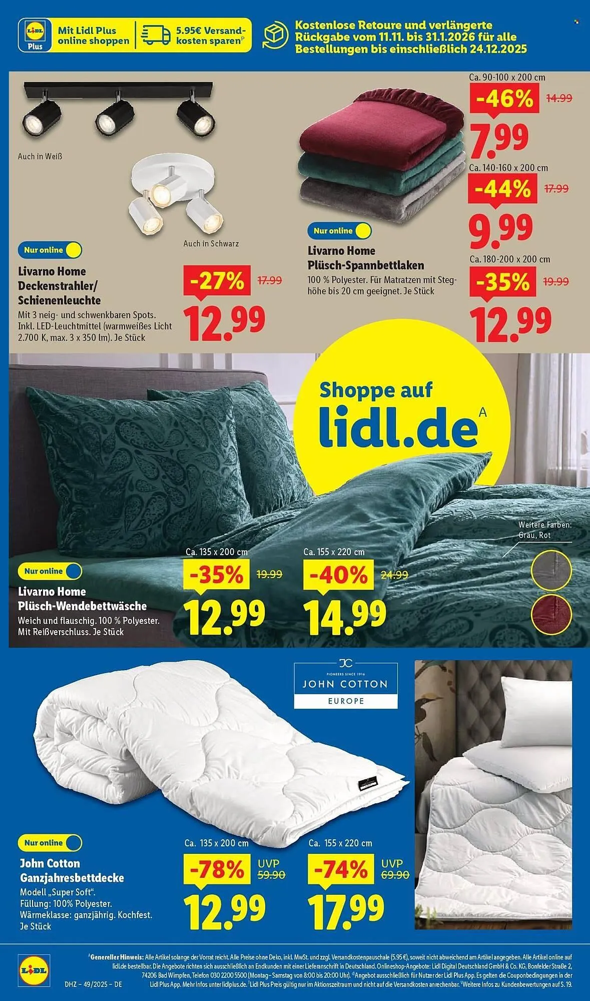 Lidl Prospekt von 1. Dezember bis 6. Dezember 2025 - Prospekt seite 50