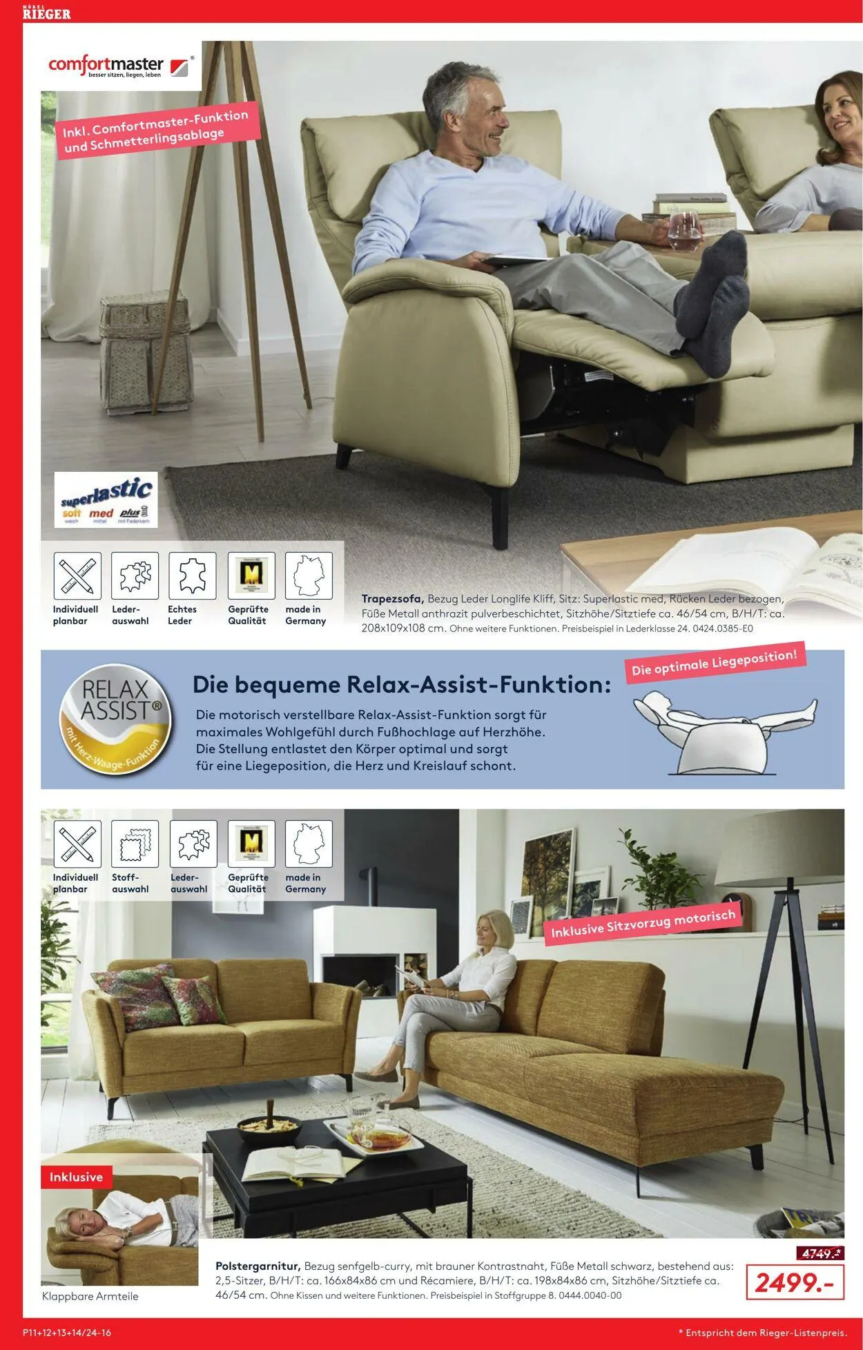 Möbel Rieger Aktueller Prospekt von 8. Oktober bis 22. Oktober 2025 - Prospekt seite 16
