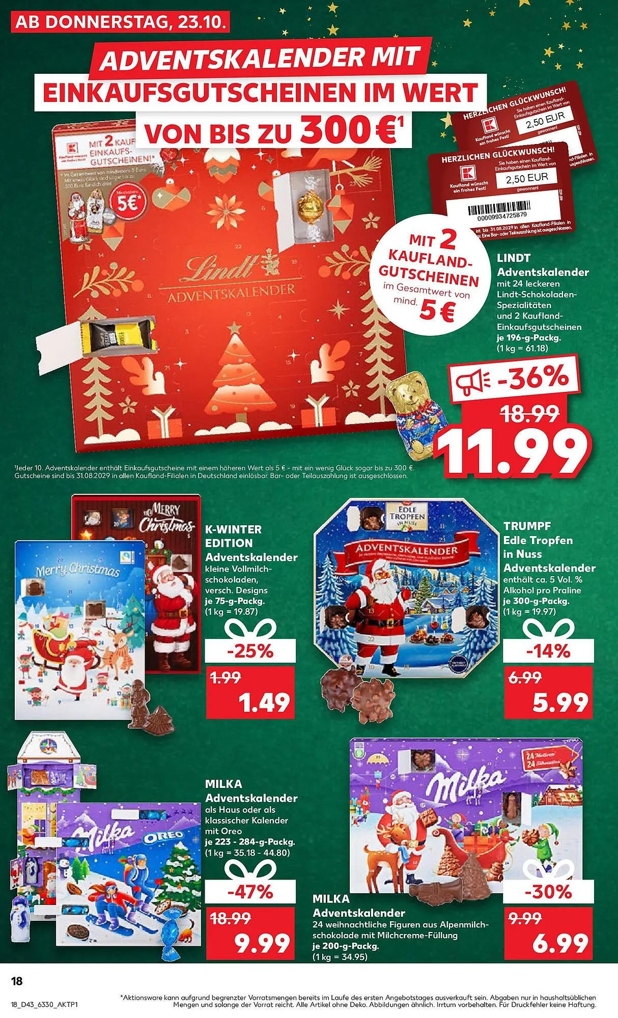 Kaufland Prospekt von 26. Oktober bis 29. Oktober 2025 - Prospekt seite 18