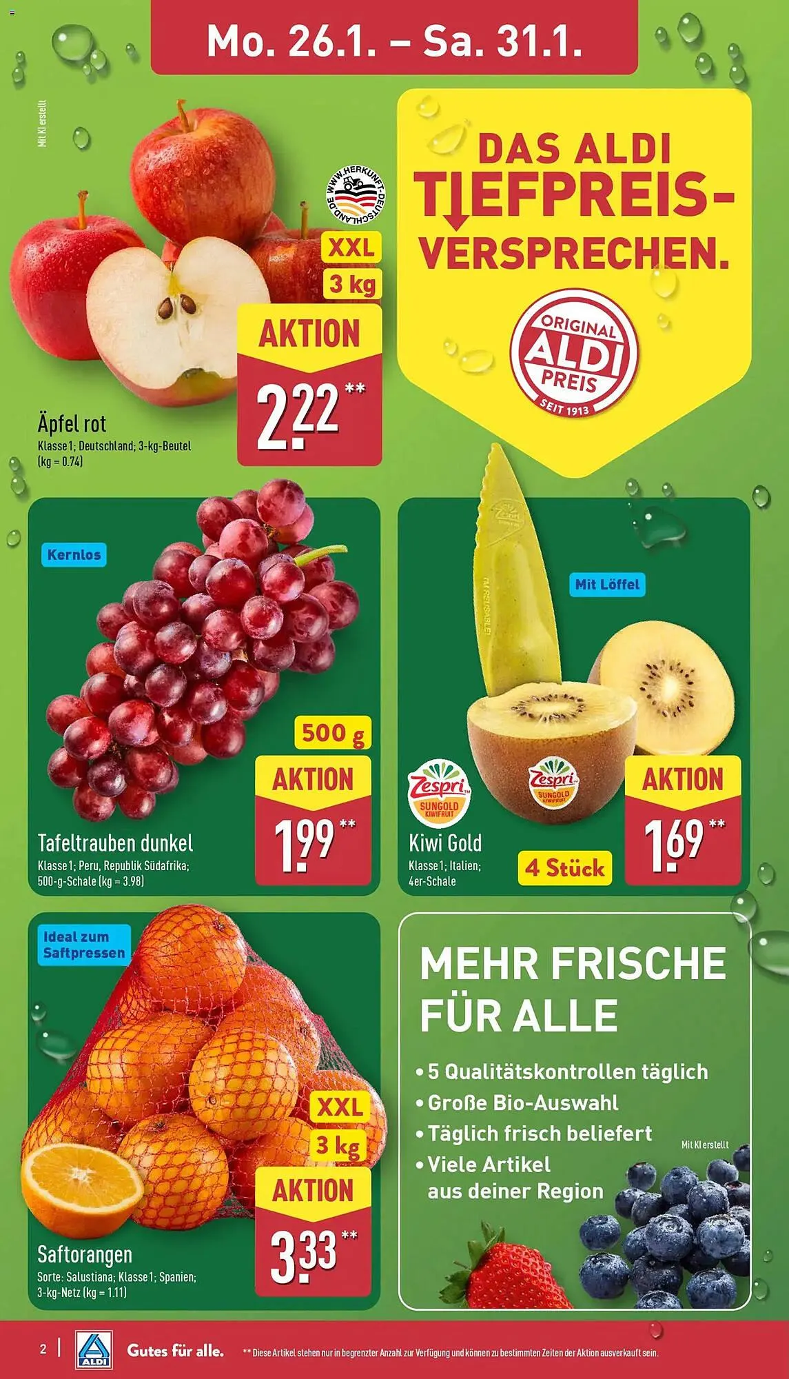 Aldi Nord Prospekt von 26. Januar bis 31. Januar 2026 - Prospekt seite 2