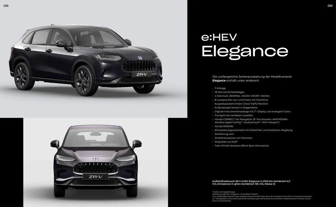 Honda ZR-V BROSCHÜRE von 11. April bis 11. April 2025 - Prospekt seite 20