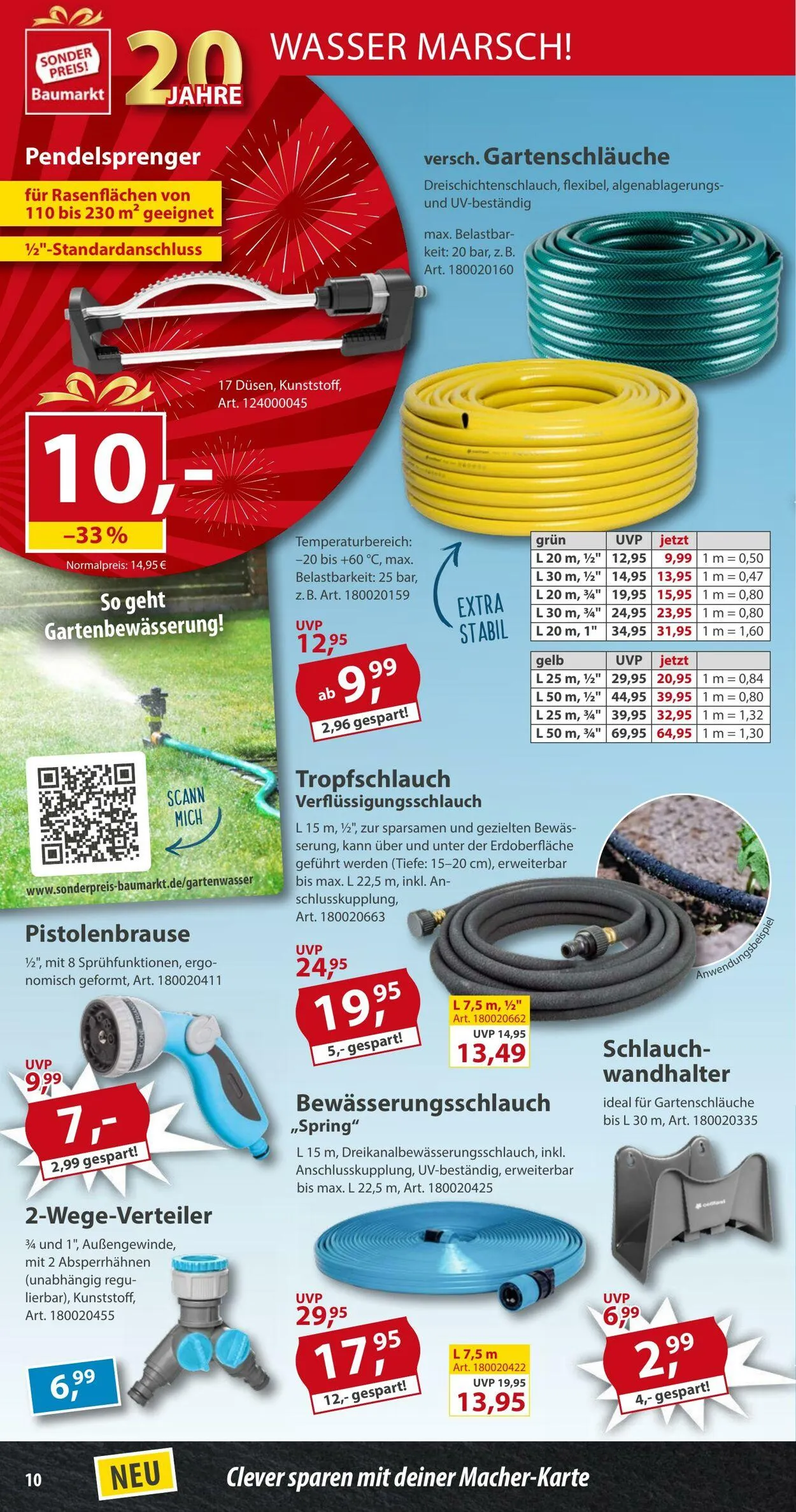 Sonderpreis Baumarkt Aktueller Prospekt von 3. Mai bis 17. Mai 2025 - Prospekt seite 10