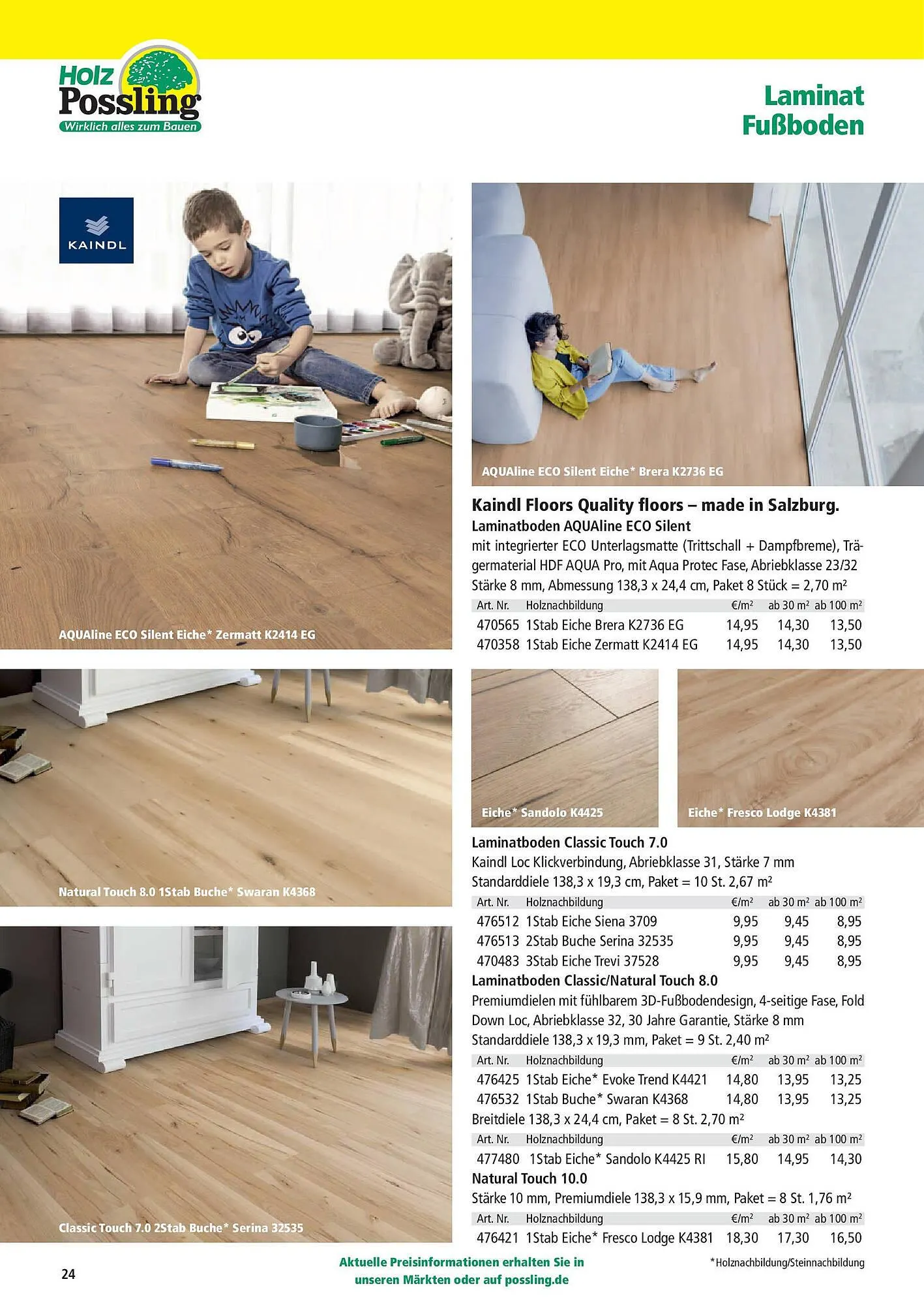 Holz Possling Prospekt von 31. März bis 30. Juni 2025 - Prospekt seite 24