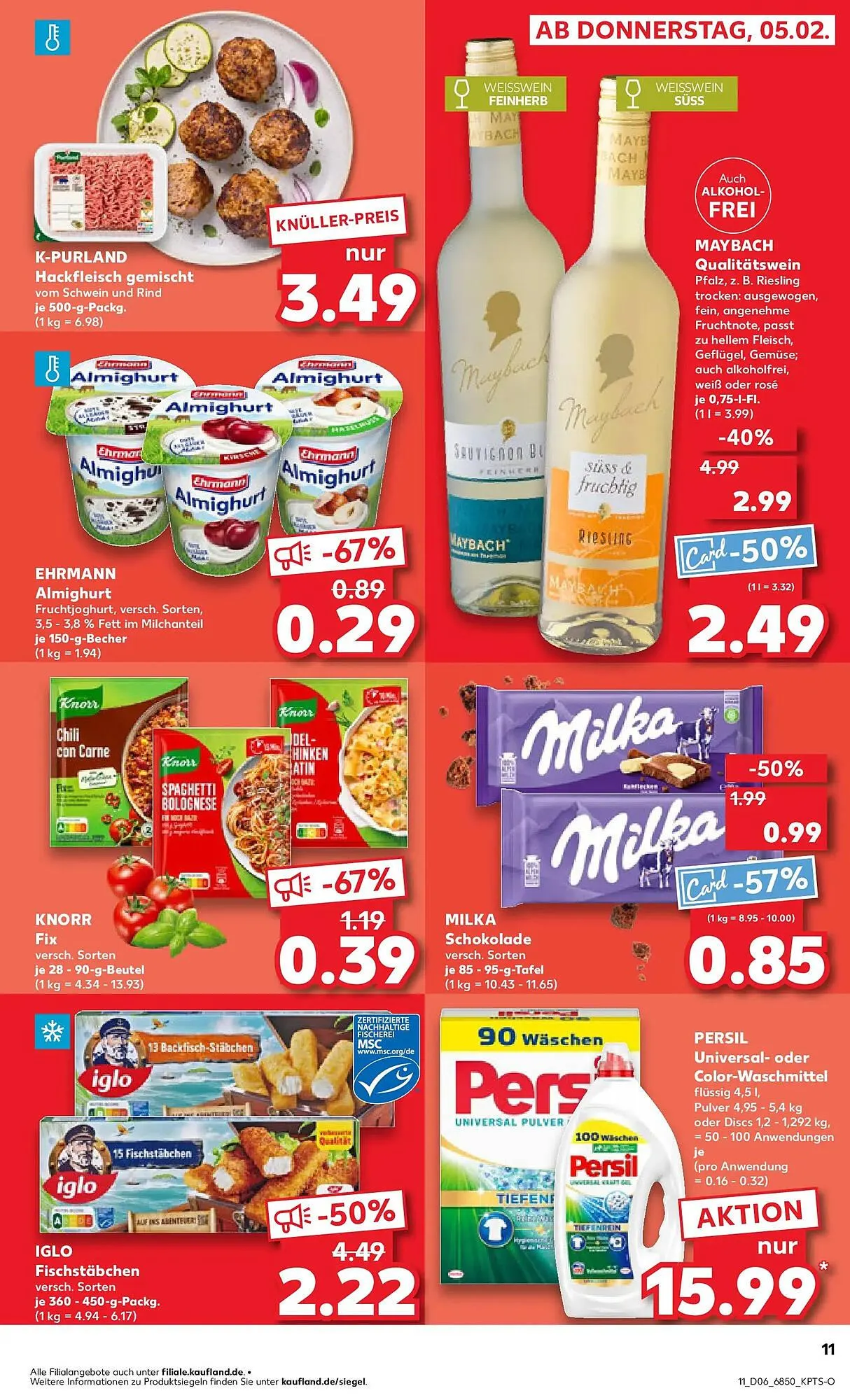 Kaufland Prospekt von 8. Februar bis 11. Februar 2026 - Prospekt seite 11