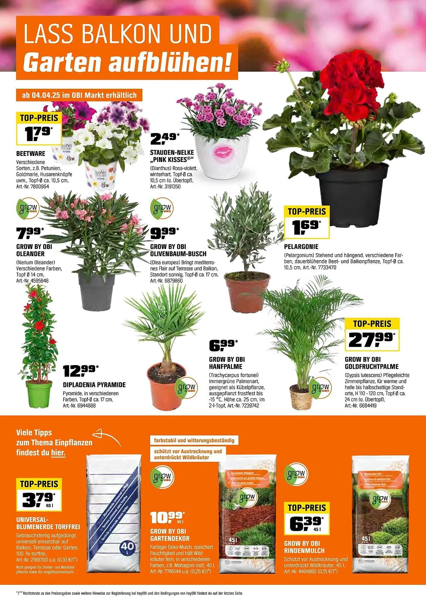 OBI Prospekt von 16. April bis 30. April 2025 - Prospekt seite 2