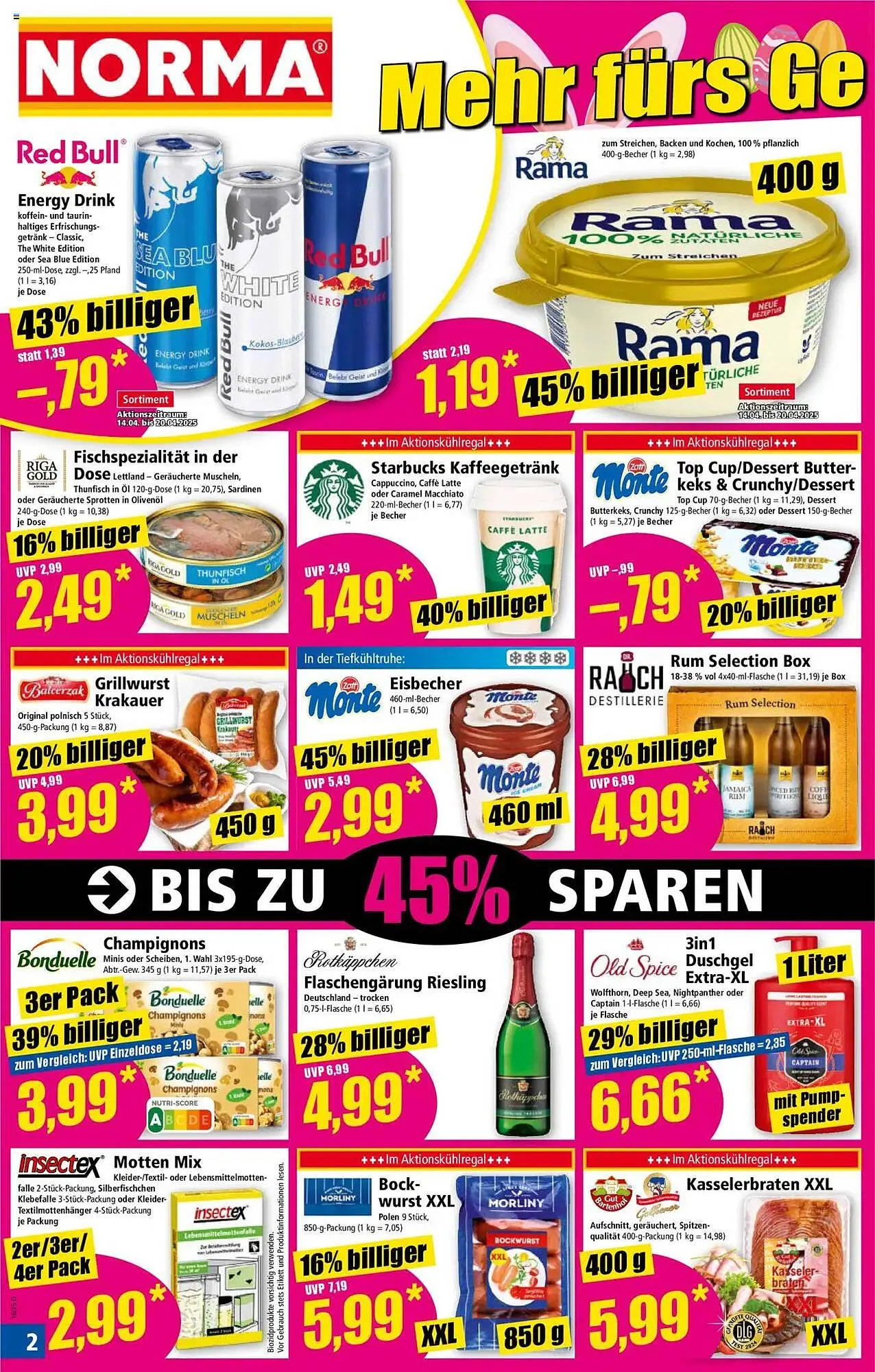 Norma Prospekt von 14. April bis 20. April 2025 - Prospekt seite 2