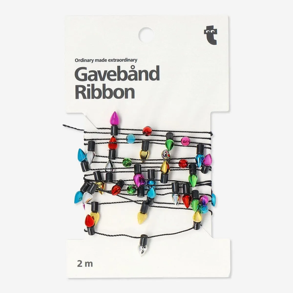 Bauble garland ribbon - 2 m