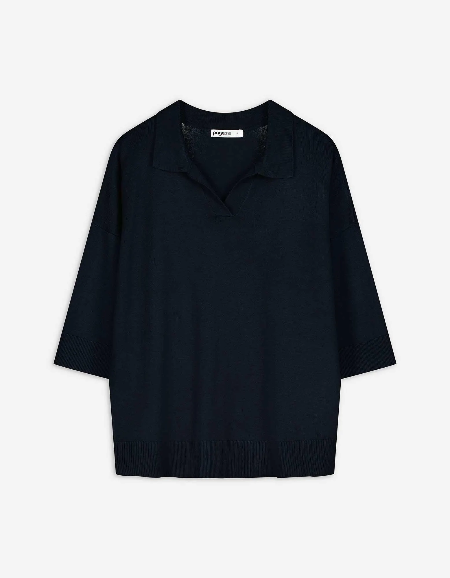 Pullover - Viskose-Mix - dunkelblau