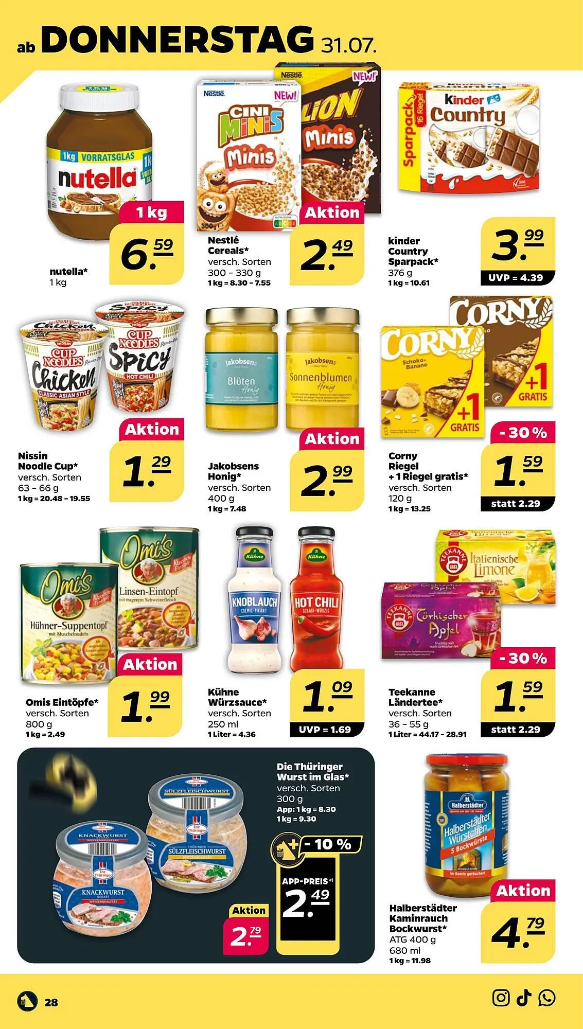 NETTO Prospekt von 28. Juli bis 2. August 2025 - Prospekt seite 30