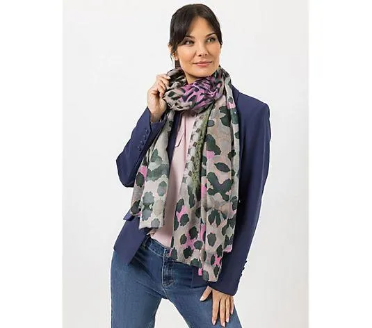 STEFFEN SCHRAUT Schal Biarritz Allover-Druck aus ECOVERO Viskose ca. 100x200cm