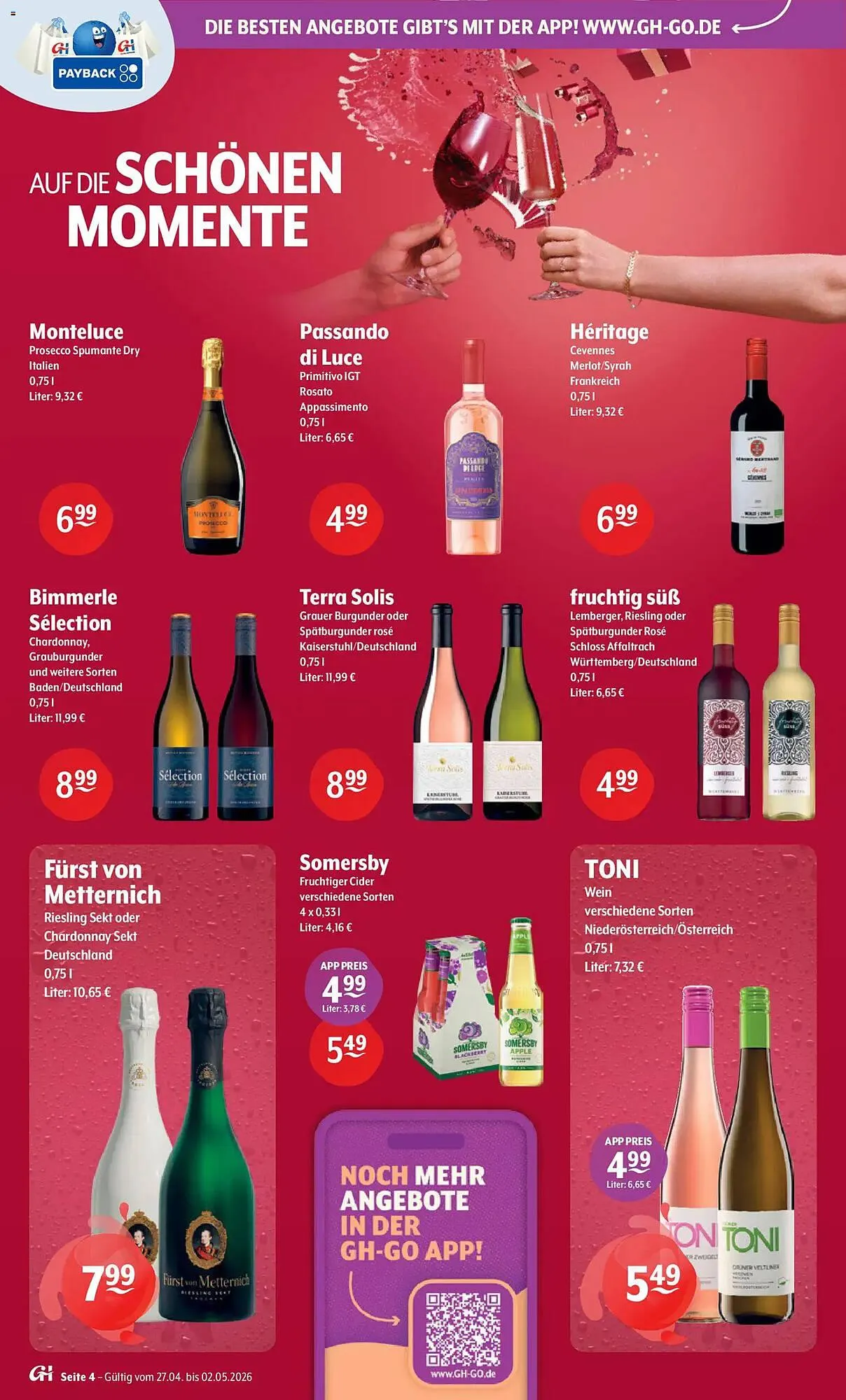 Getränke Hoffmann Prospekt von 27. April bis 2. Mai 2026 - Prospekt seite 4