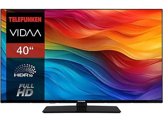 TELEFUNKEN XF40VP750M LED TV (Flat, 40 Zoll / 102 cm, Full-HD, SMART TV)