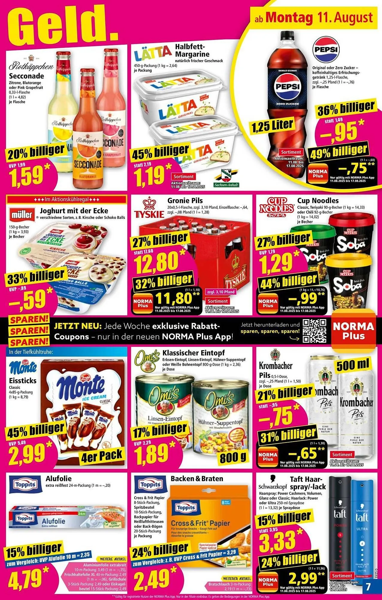 Norma Prospekt von 11. August bis 17. August 2025 - Prospekt seite 7