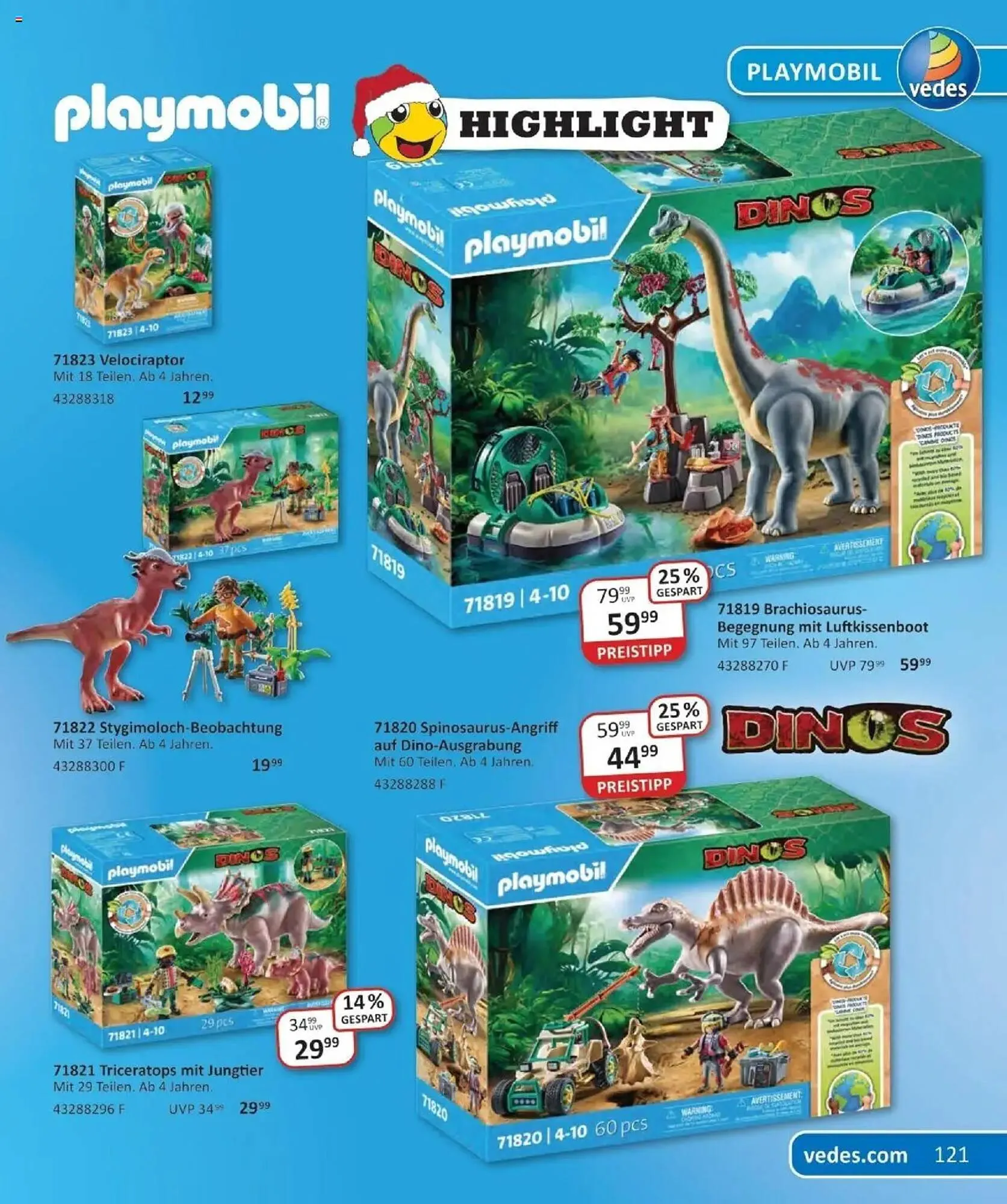 Vedes Prospekt von 29. September bis 6. Januar 2026 - Prospekt seite 121