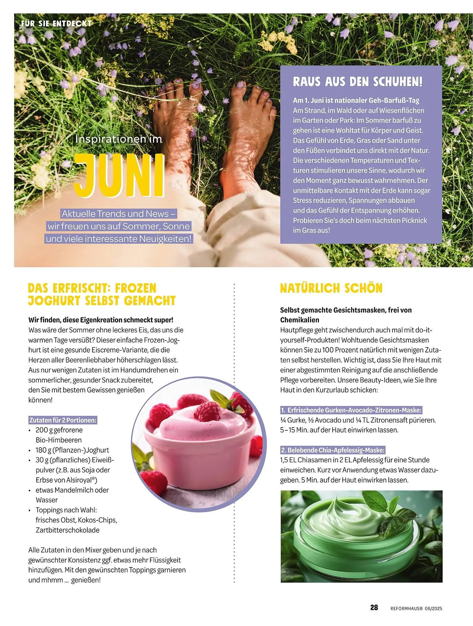 Reformhaus Prospekt von 1. Juni bis 30. Juni 2025 - Prospekt seite 28