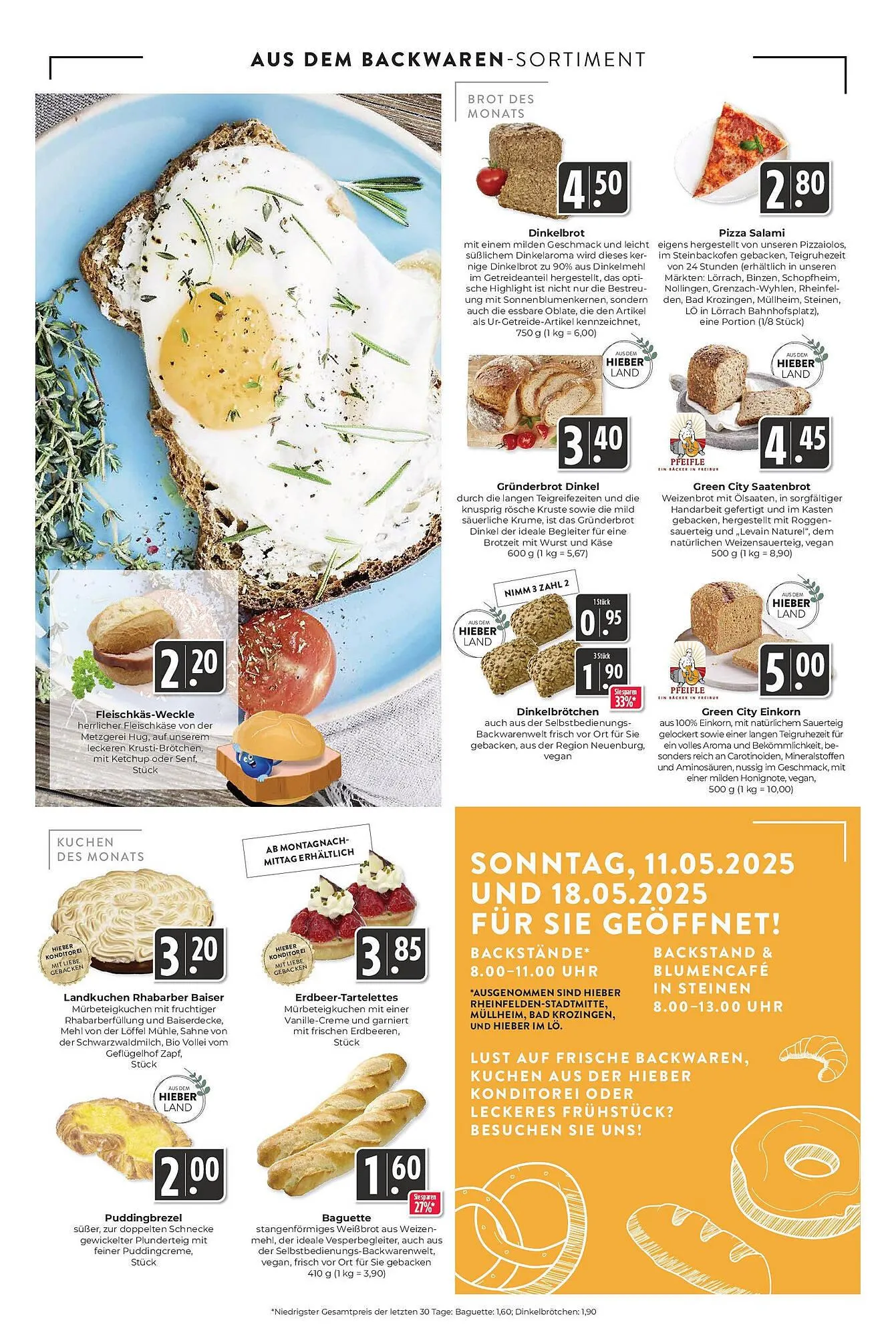 Hieber's Frische Center Prospekt von 11. Mai bis 17. Mai 2025 - Prospekt seite 8