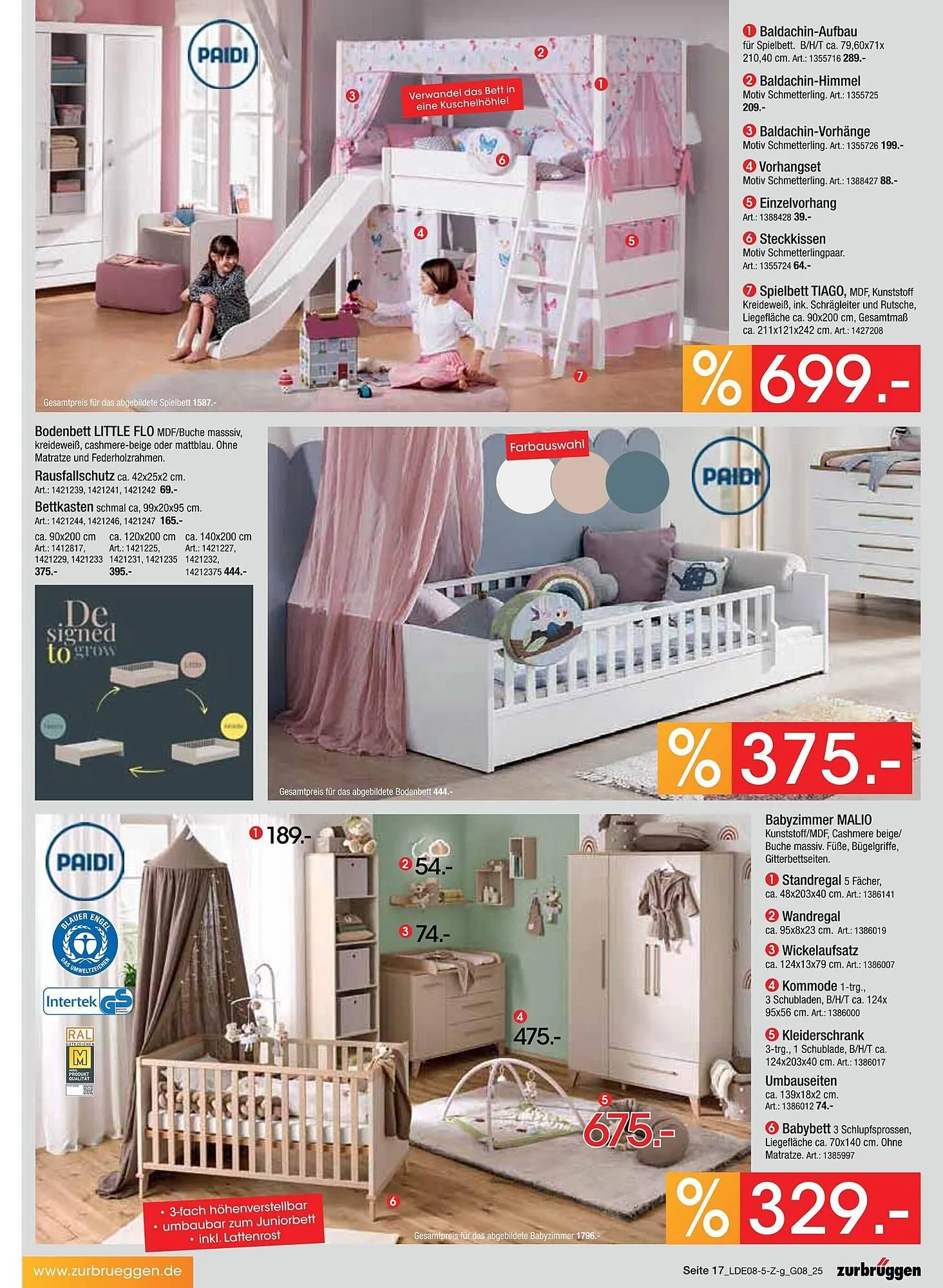 Zurbrüggen Prospekt von 2. August bis 23. August 2025 - Prospekt seite 17