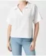 Bluse mit Leinenanteil Janina, cropped