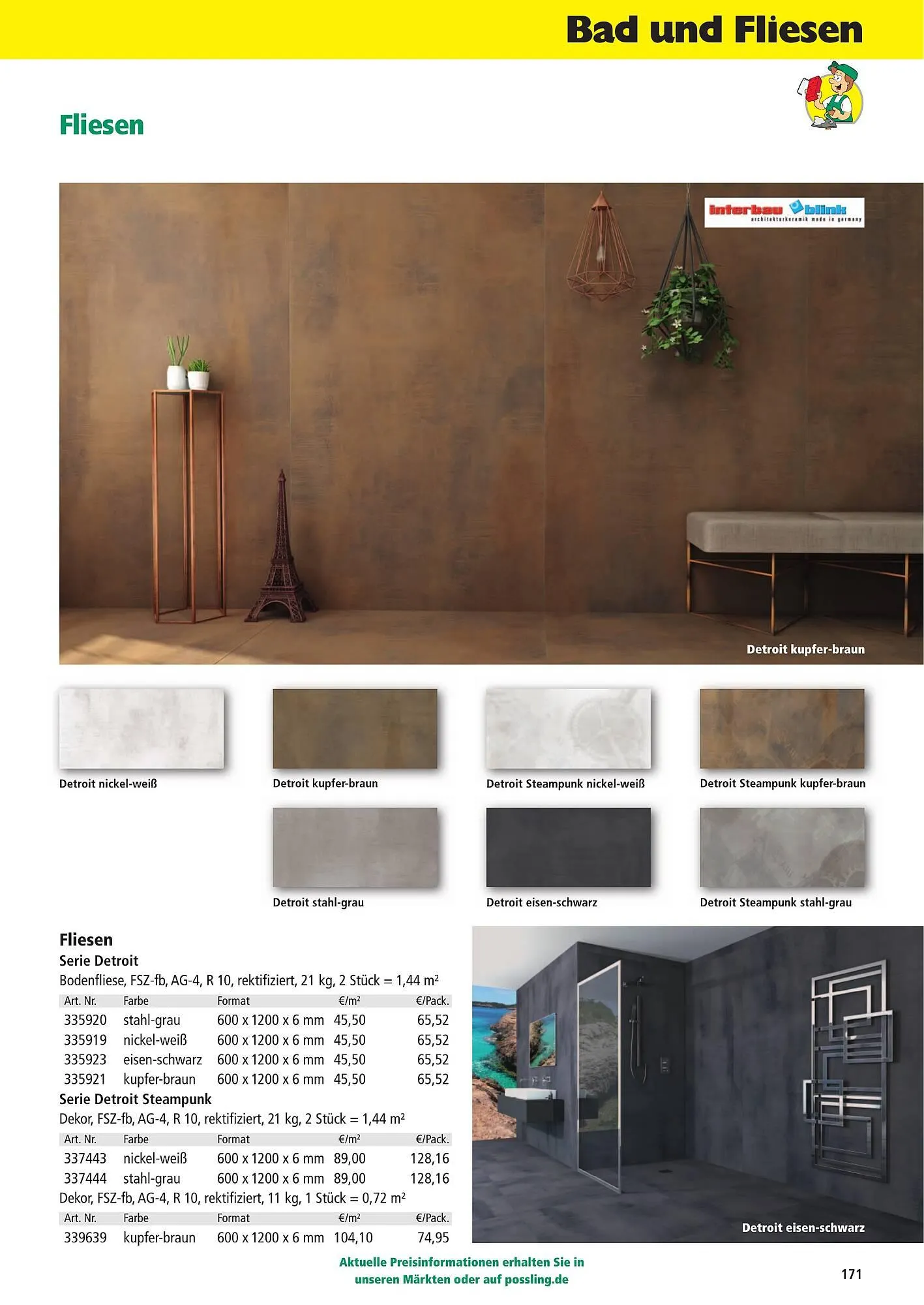 Holz Possling Prospekt von 1. April bis 31. Juli 2026 - Prospekt seite 171