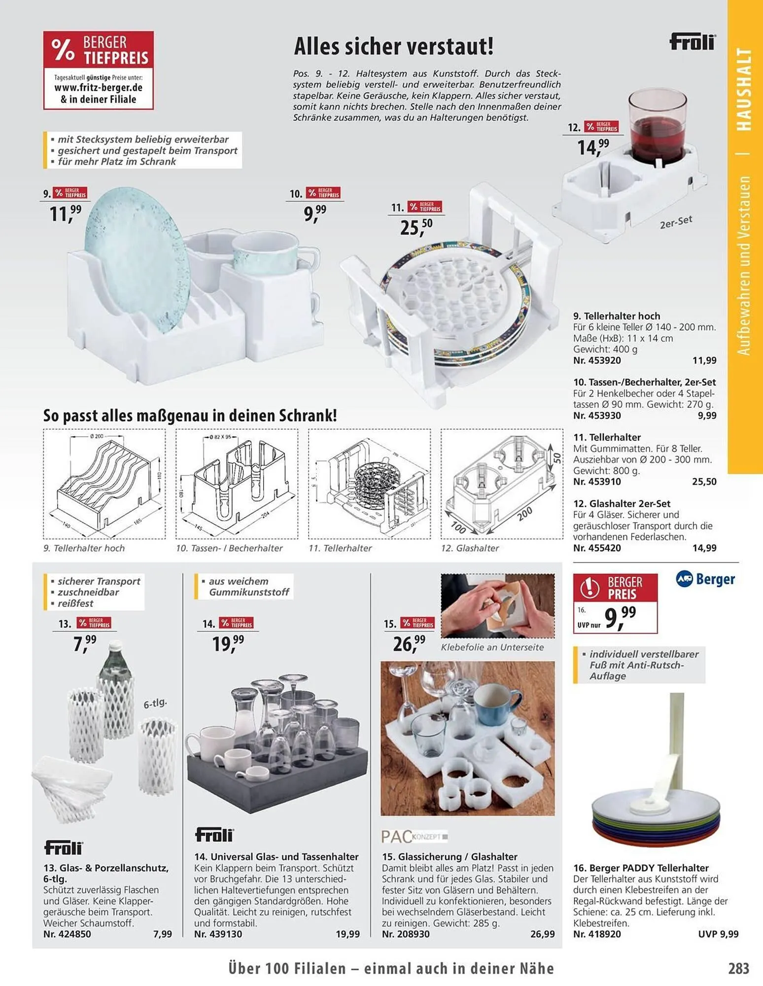 Fritz Berger Prospekt von 27. Mai bis 31. Dezember 2025 - Prospekt seite 283