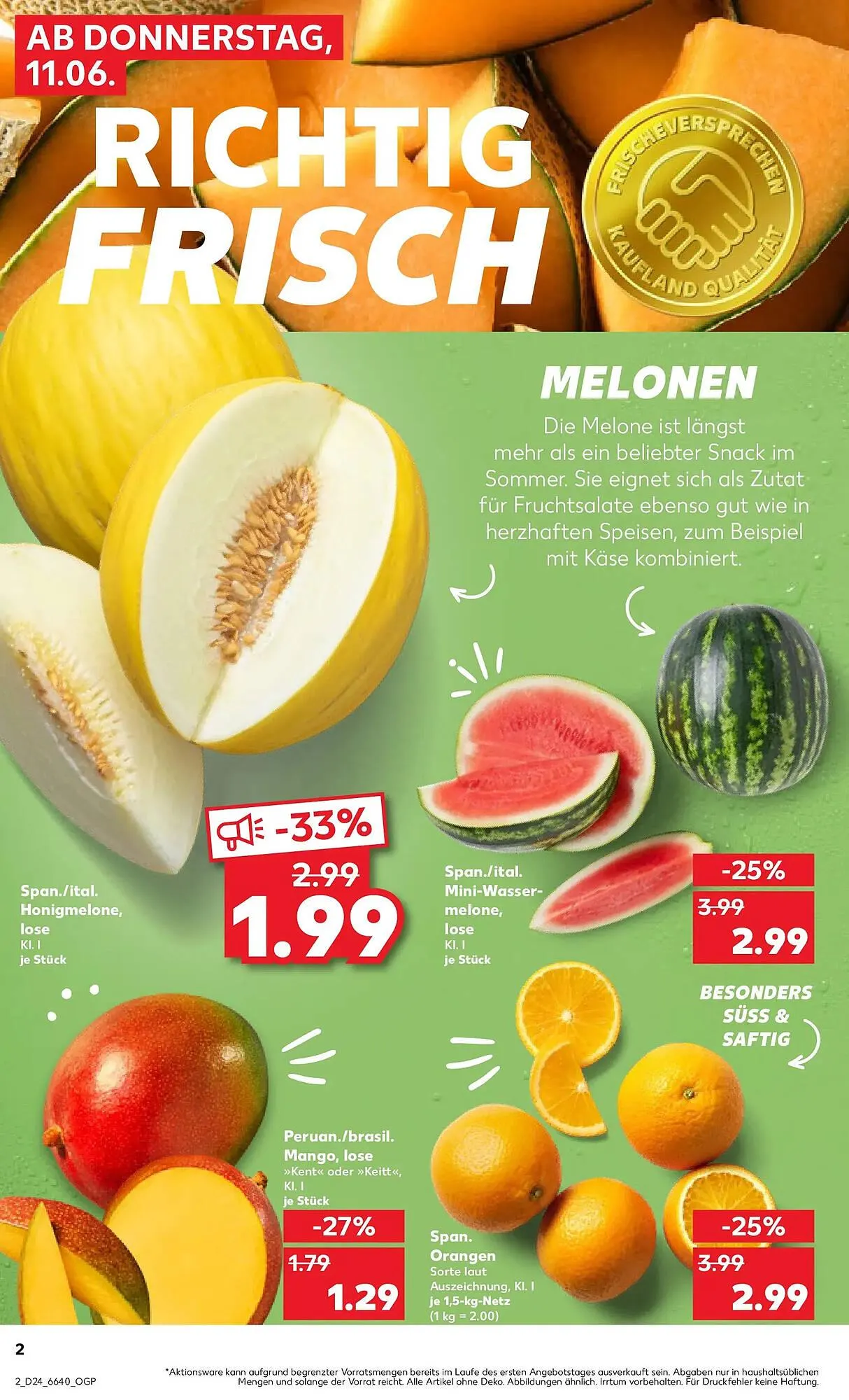 Kaufland Prospekt von 11. Juni bis 17. Juni 2026 - Prospekt seite 2
