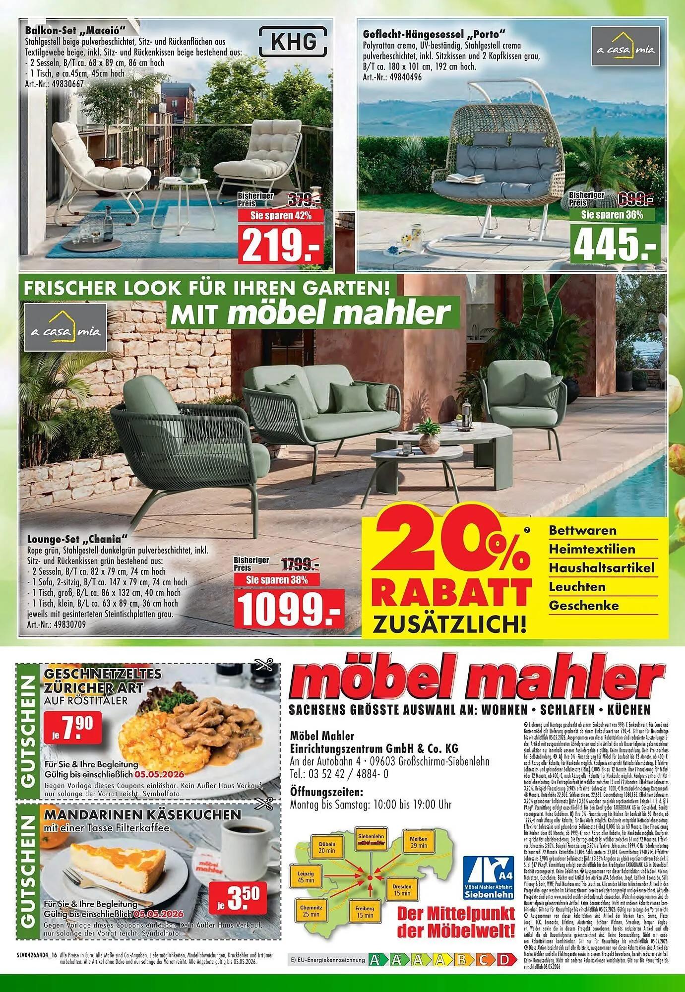 Möbel Mahler Katalog von 15. April bis 5. Mai 2026 - Prospekt seite 16