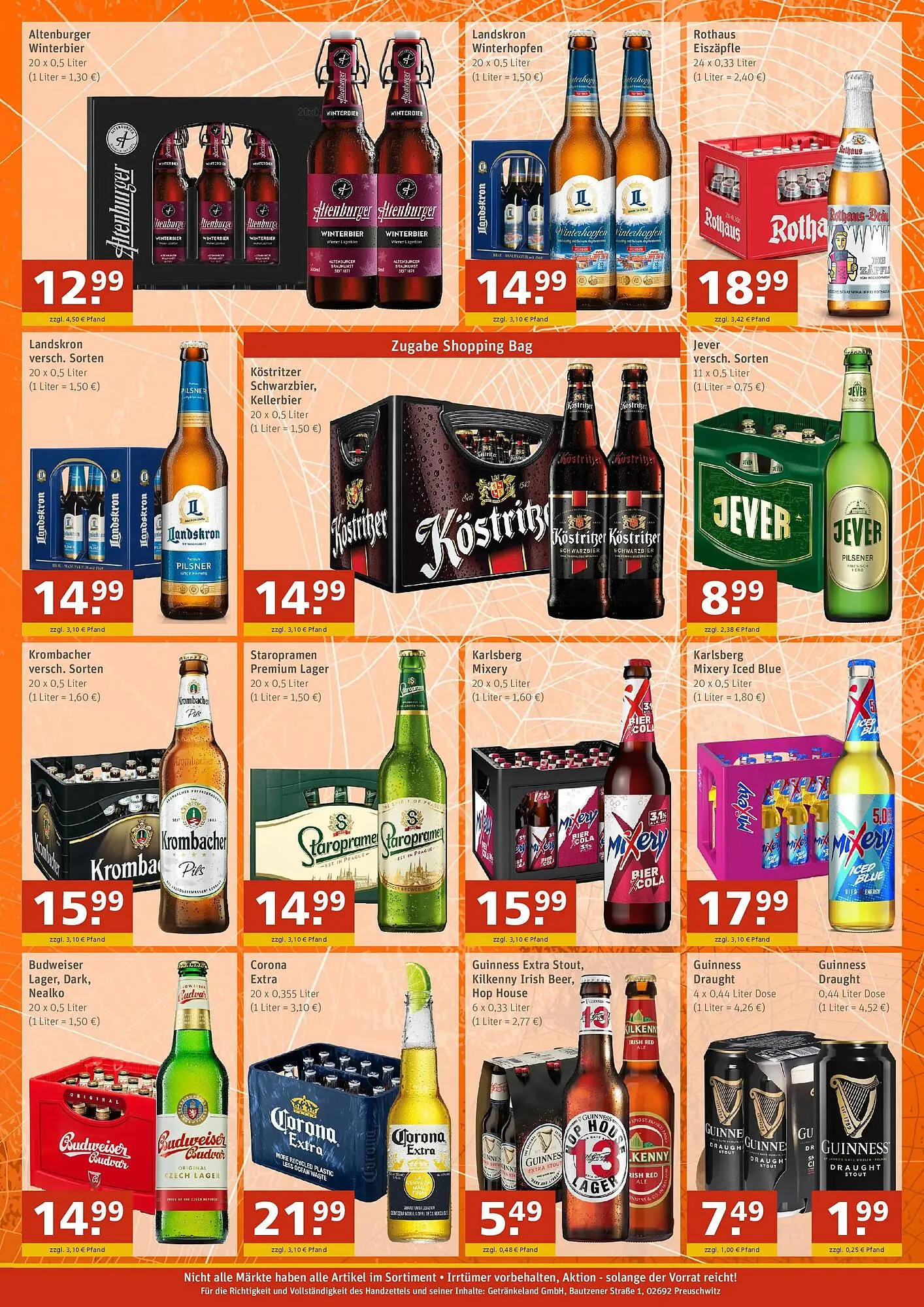 Getränkeland Prospekt von 26. Oktober bis 8. November 2025 - Prospekt seite 3