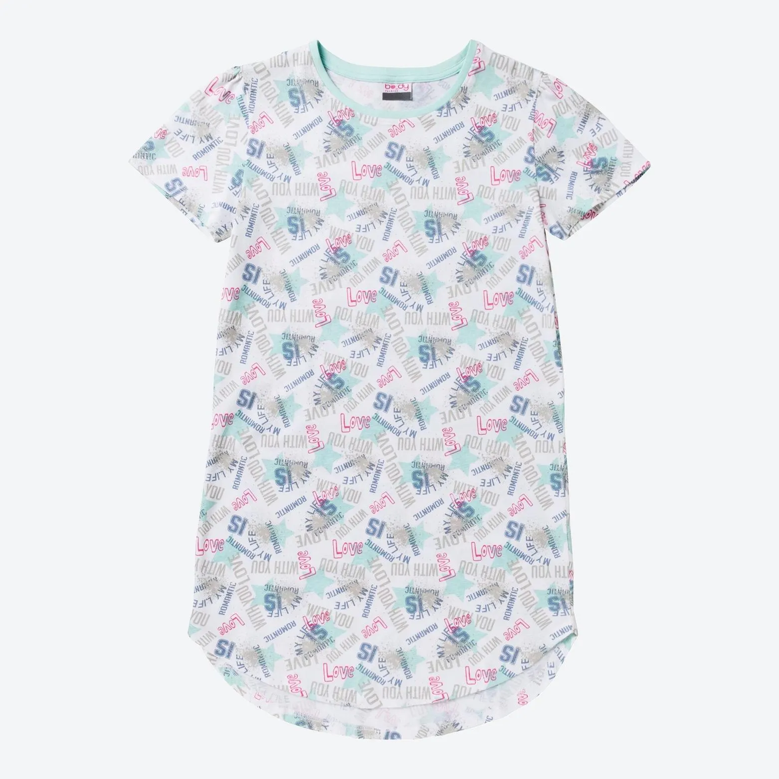 Teener-Mädchen-Nachthemd mit Allover-Print