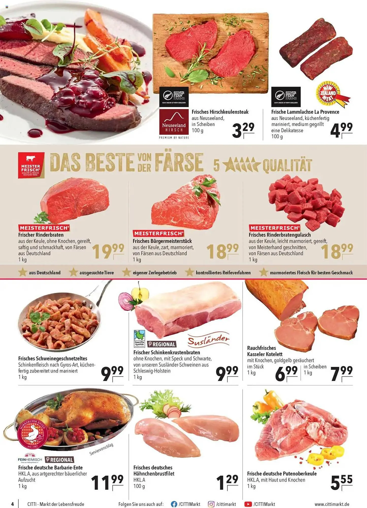 CITTI Markt Prospekt von 22. Oktober bis 28. Oktober 2025 - Prospekt seite 4