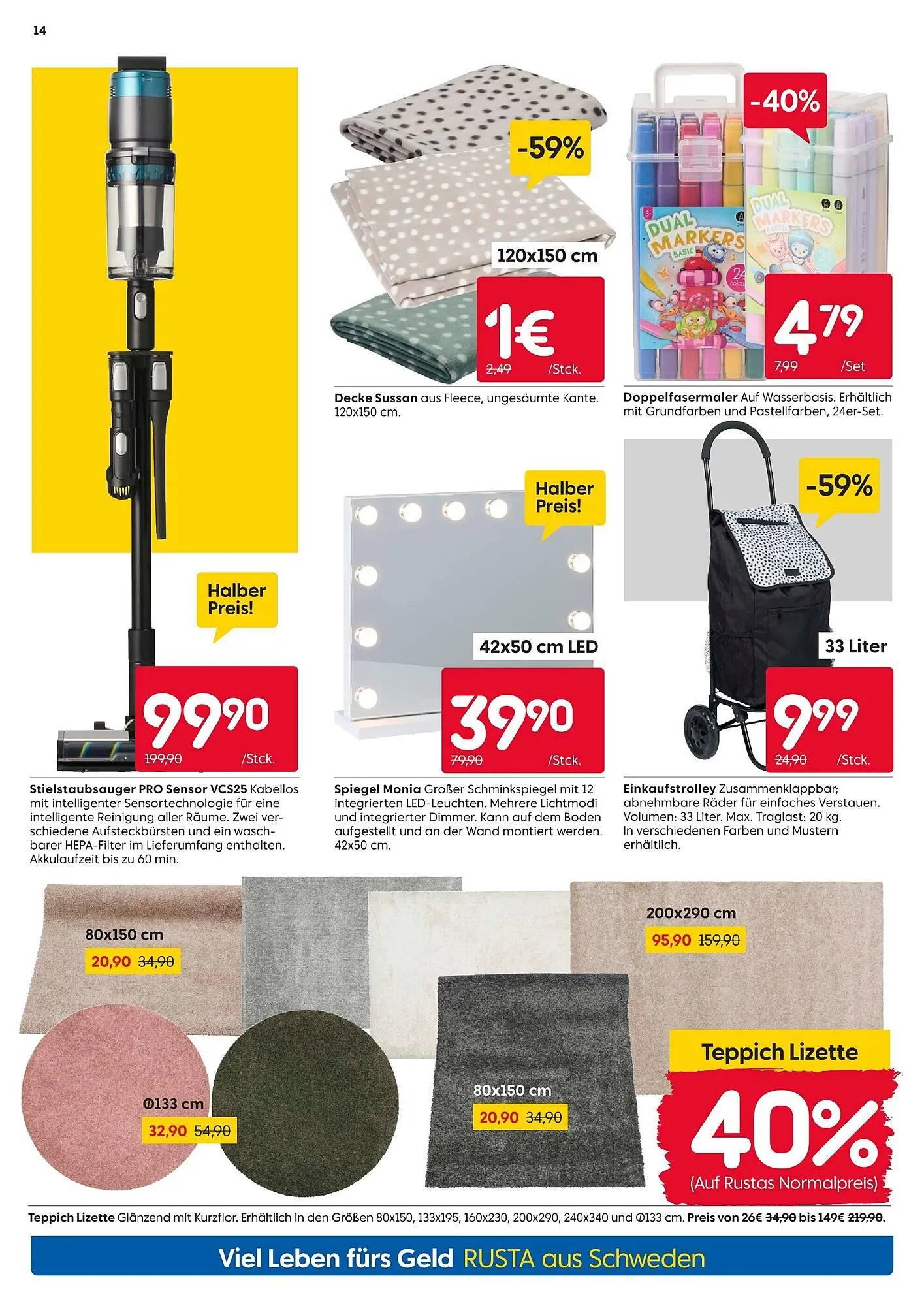 Rusta Prospekt von 18. April bis 24. April 2026 - Prospekt seite 14