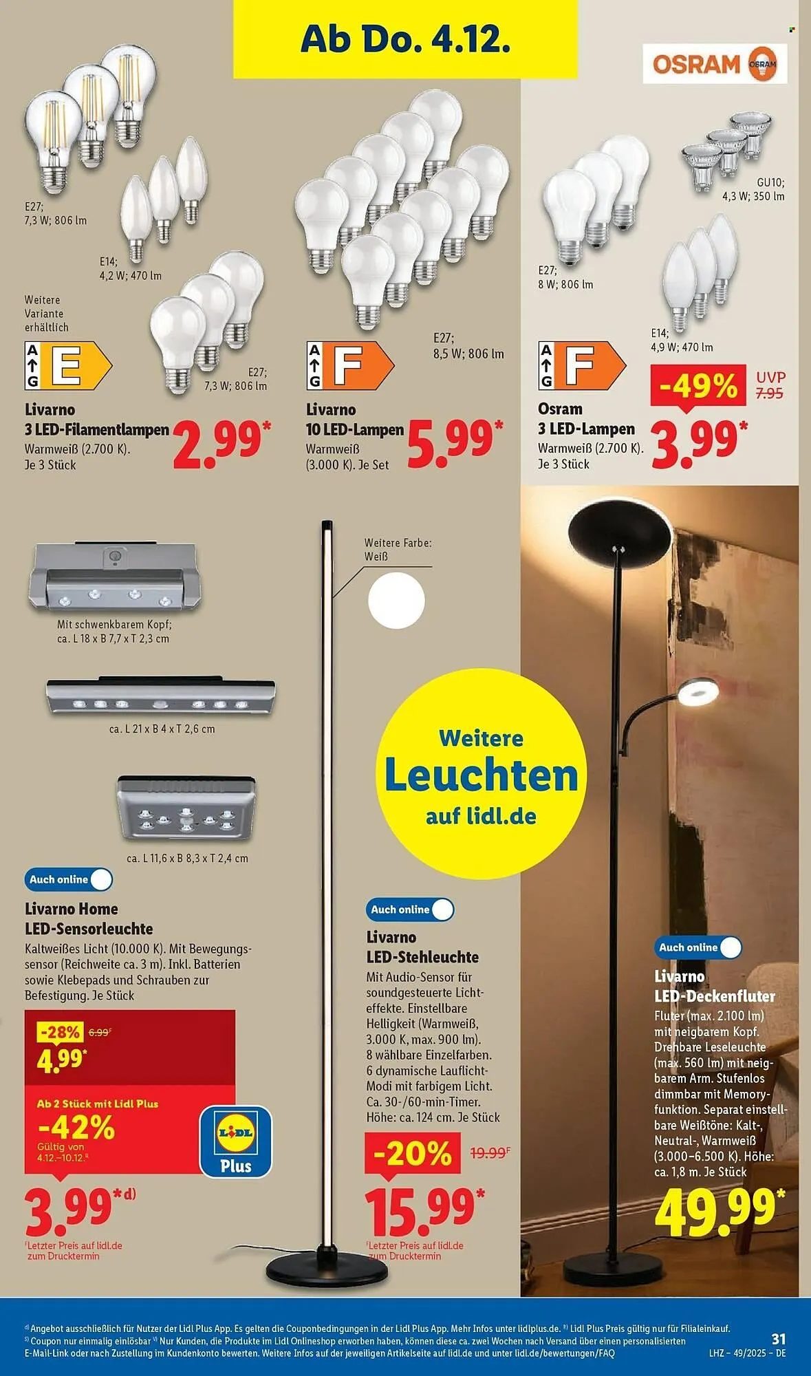 Lidl Prospekt von 1. Dezember bis 6. Dezember 2025 - Prospekt seite 47