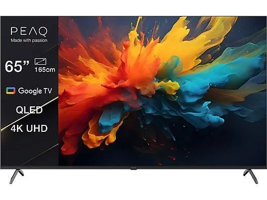 PEAQ PTV 65GQU-5024C 65'' Google QLED TV (65 Zoll / 164 cm, QLED 4K, SMART TV)