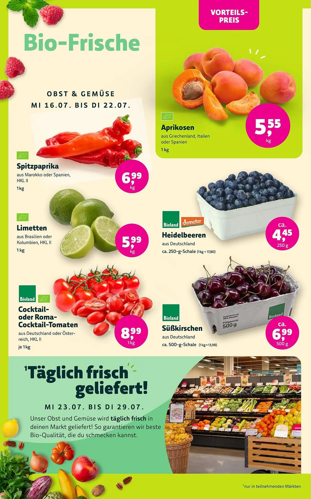 Aleco Biomarkt Prospekt von 16. Juli bis 29. Juli 2025 - Prospekt seite 6
