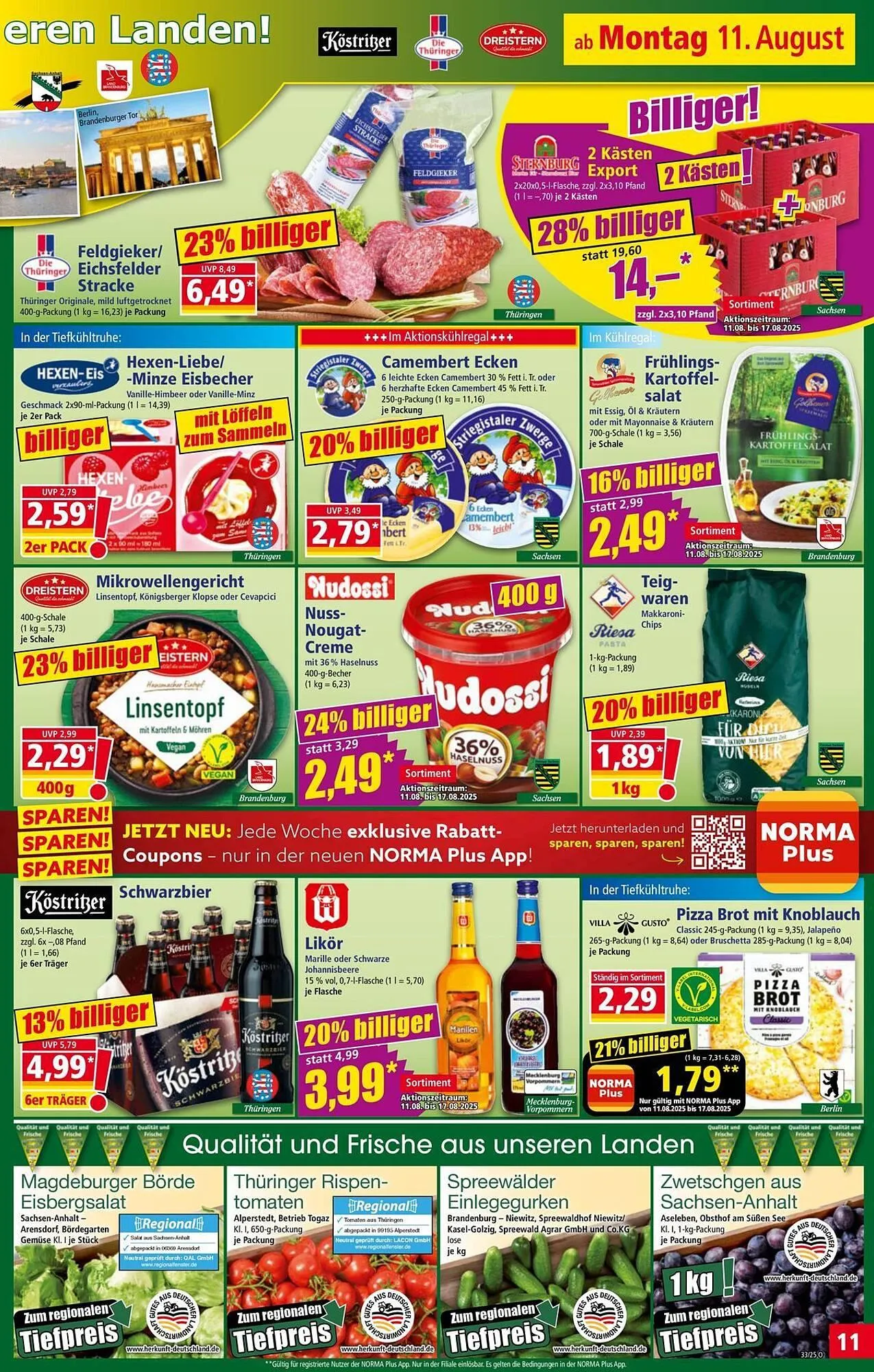 Norma Prospekt von 11. August bis 17. August 2025 - Prospekt seite 11