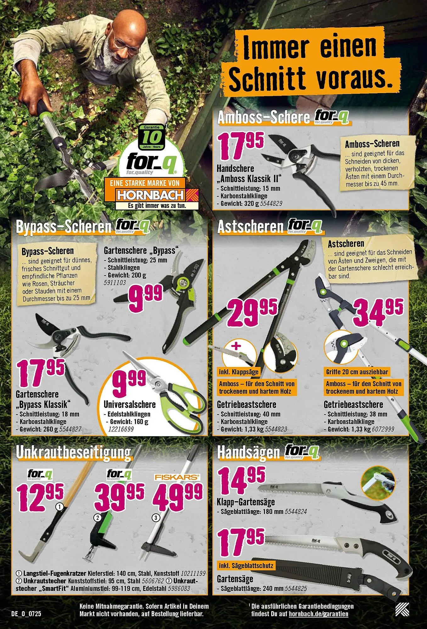 Hornbach Prospekt von 24. Juni bis 22. Juli 2025 - Prospekt seite 15