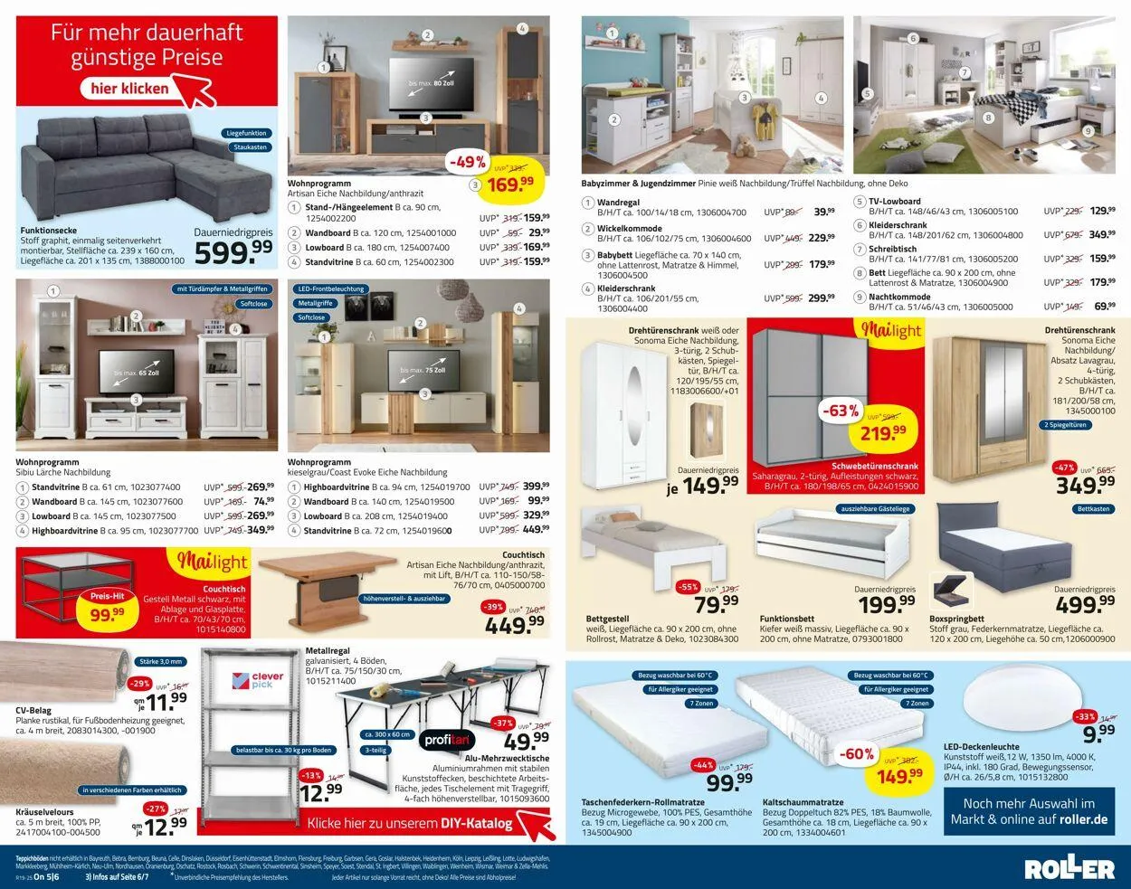Roller Aktueller Prospekt von 4. Mai bis 17. Mai 2025 - Prospekt seite 7