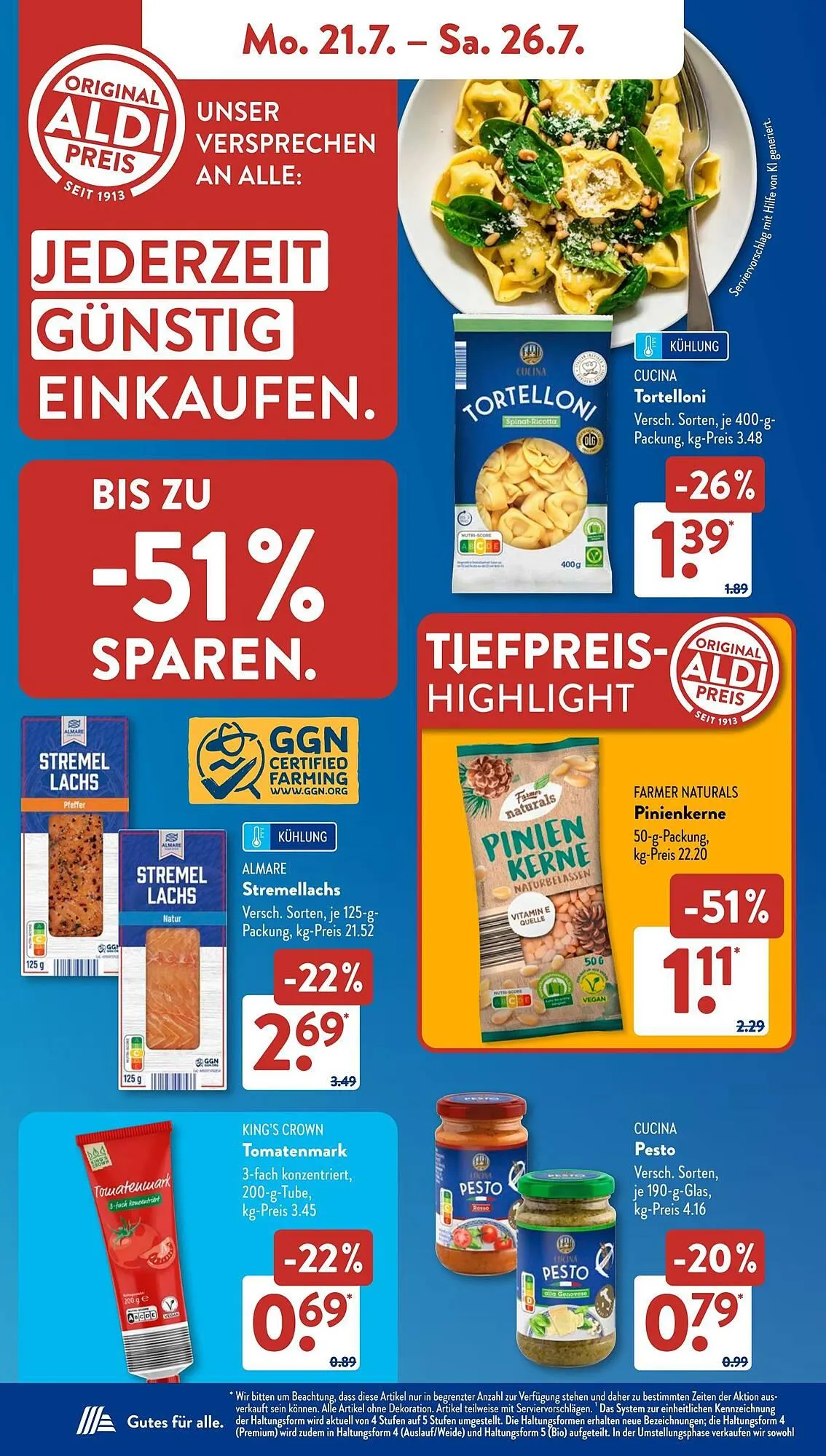 Aldi Süd Prospekt von 21. Juli bis 27. Juli 2025 - Prospekt seite 8