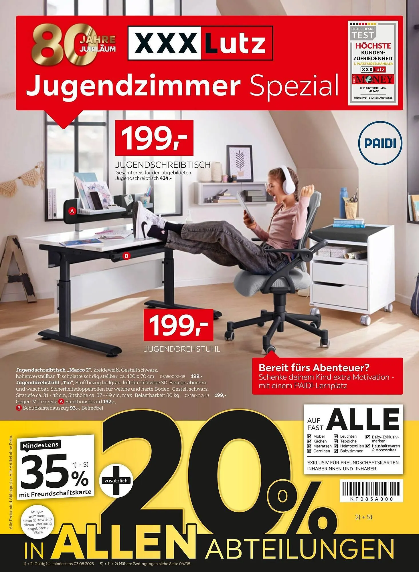 XXXLutz Prospekt von 21. Juli bis 3. August 2025 - Prospekt seite 1